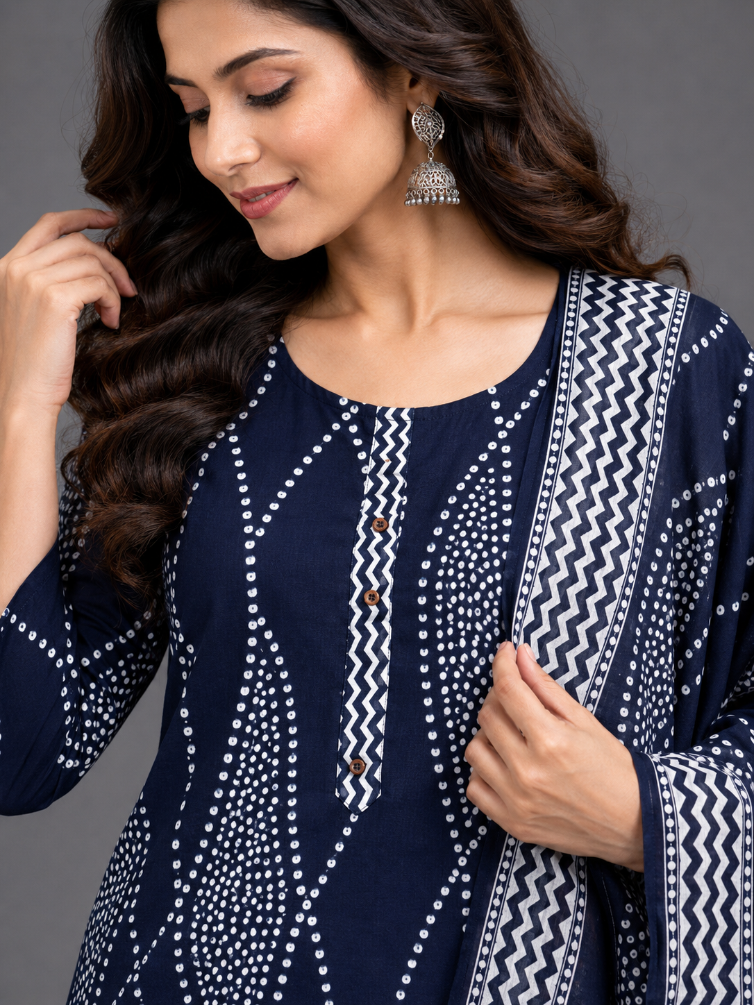 SALWAR SET - NAVY BLUE