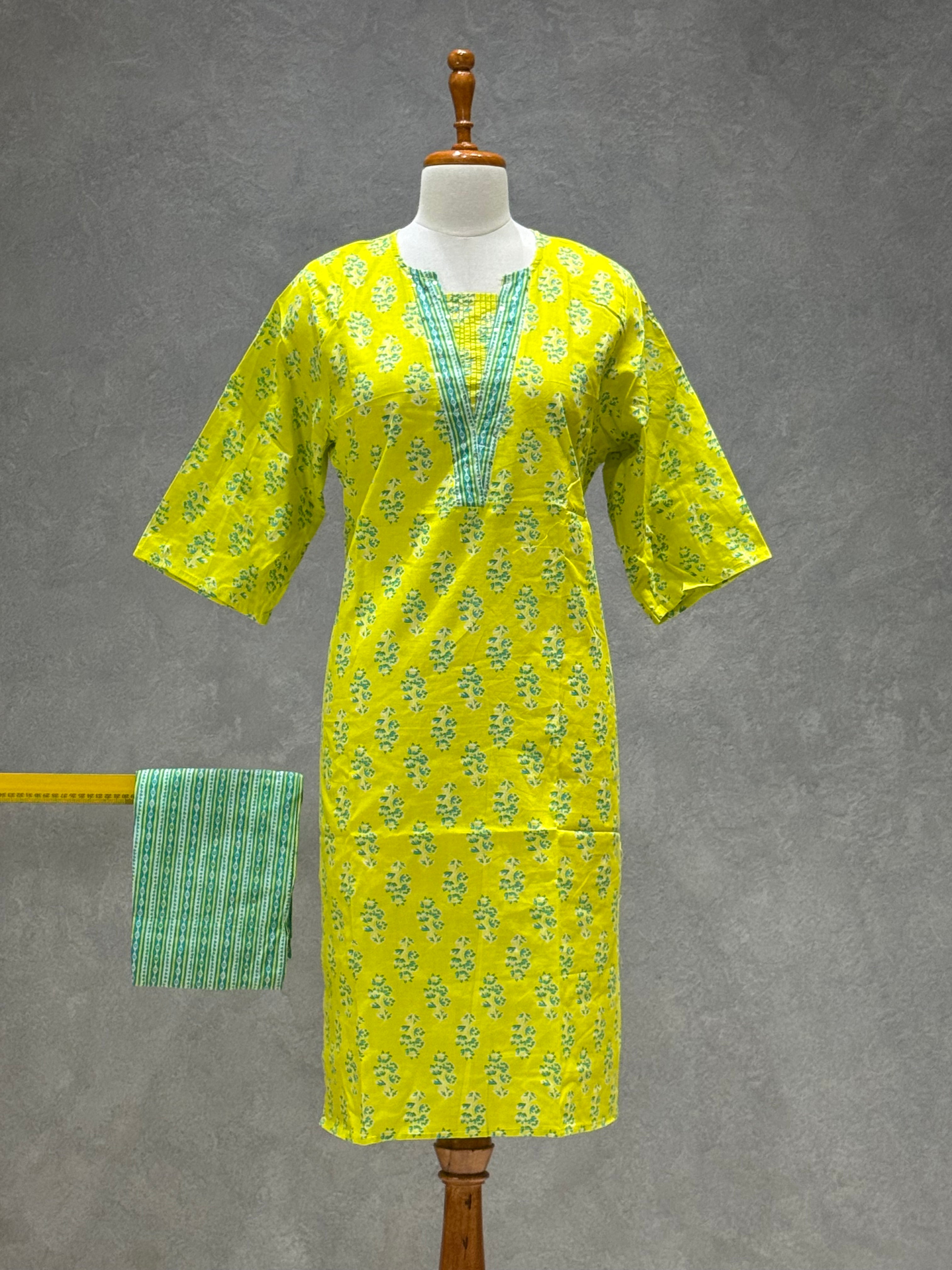 ECONOMY COTTON KURTHI SETS 0.8