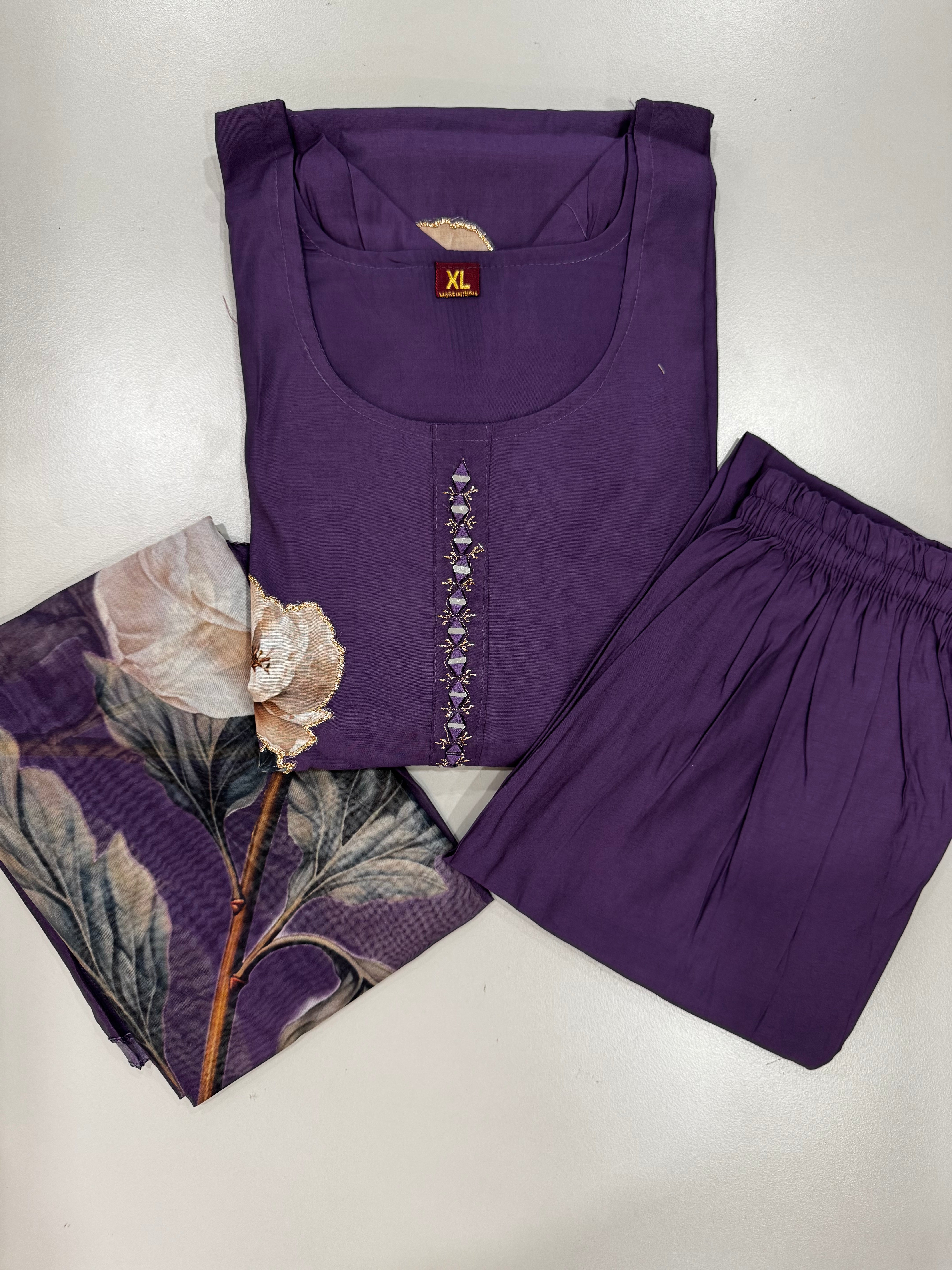 SALWAR SETS PURPLE