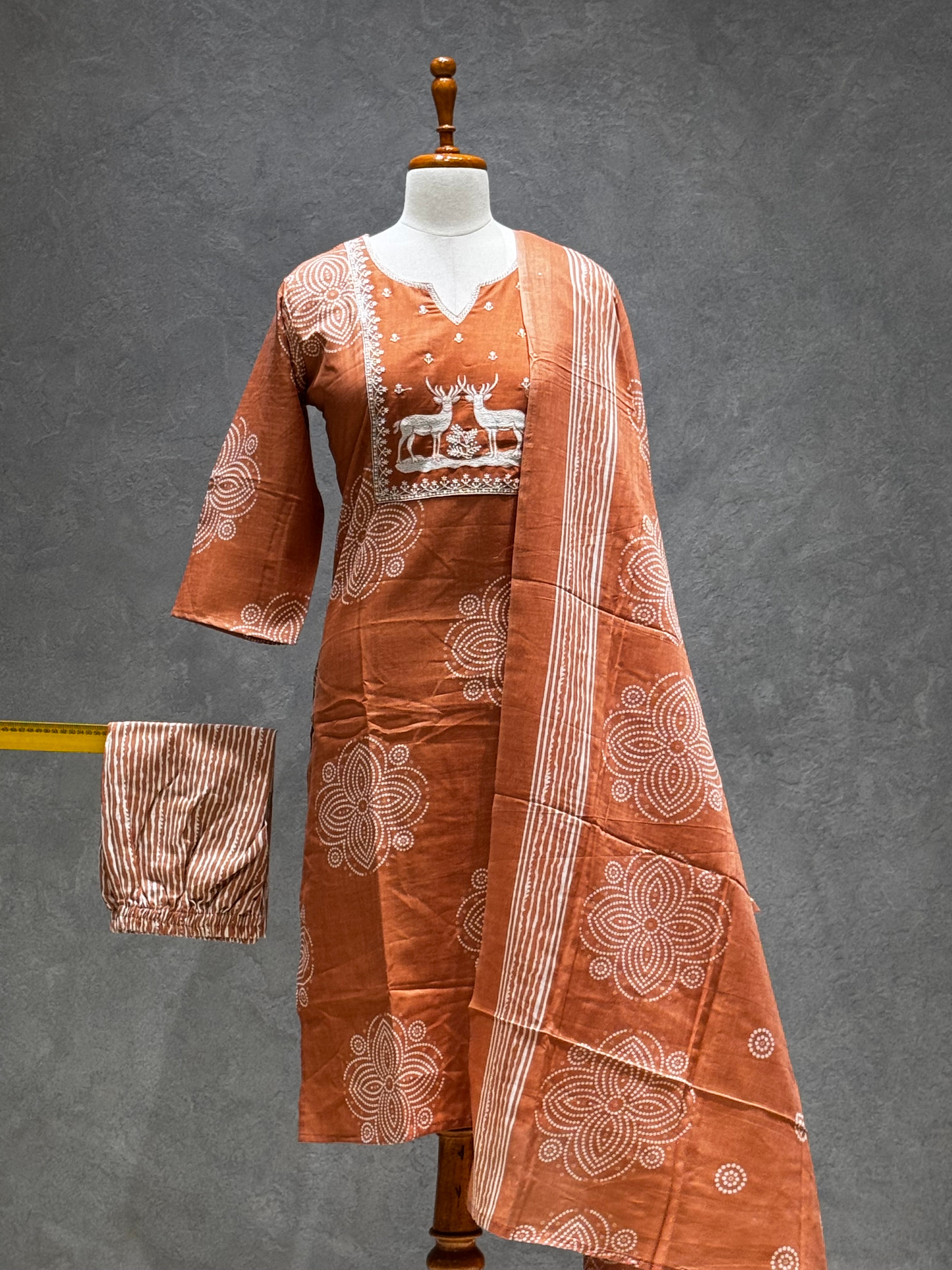 SALWAR SET PEACH 0.2