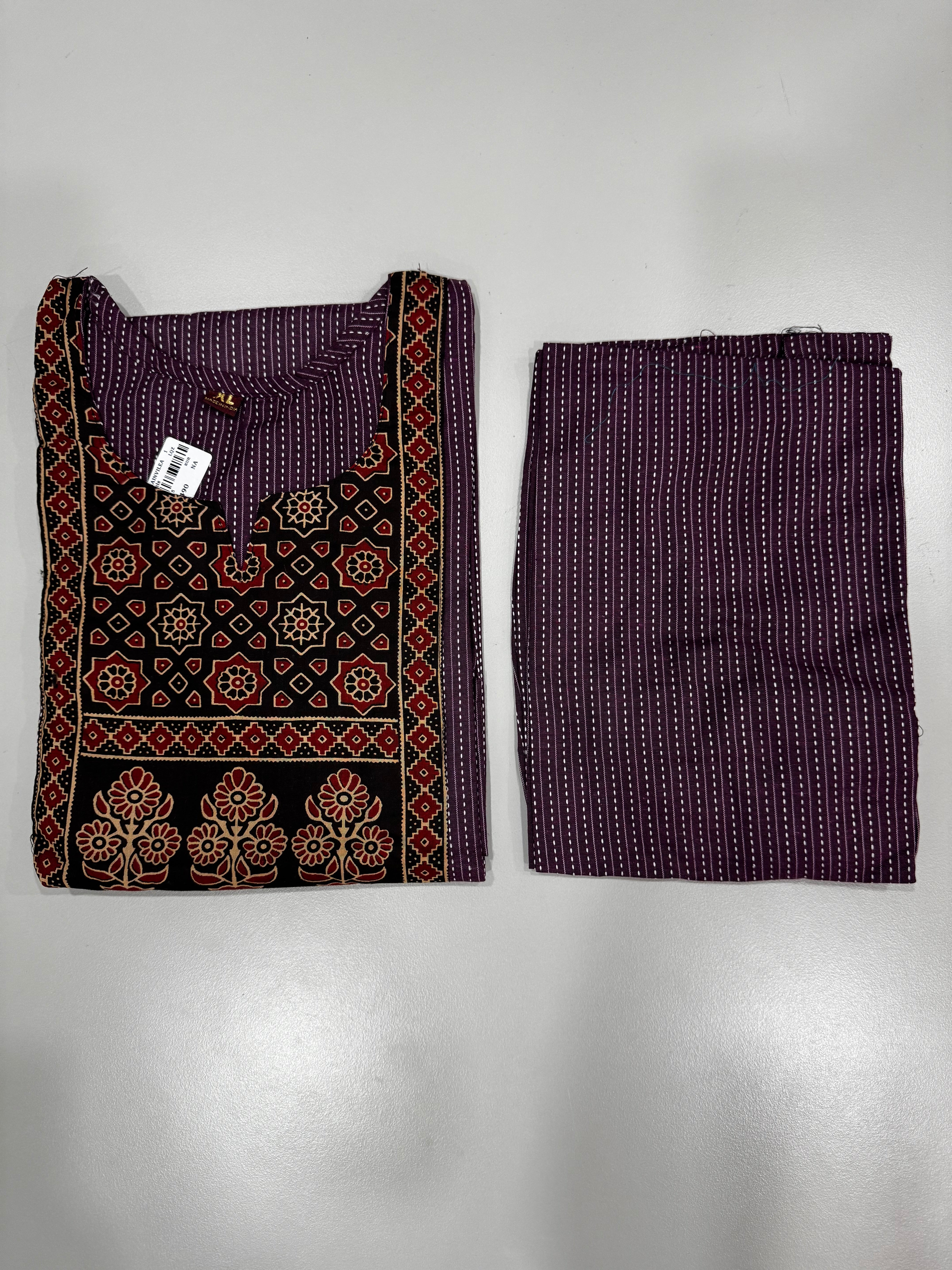 KURTHI SETS 4.4 PURPLE