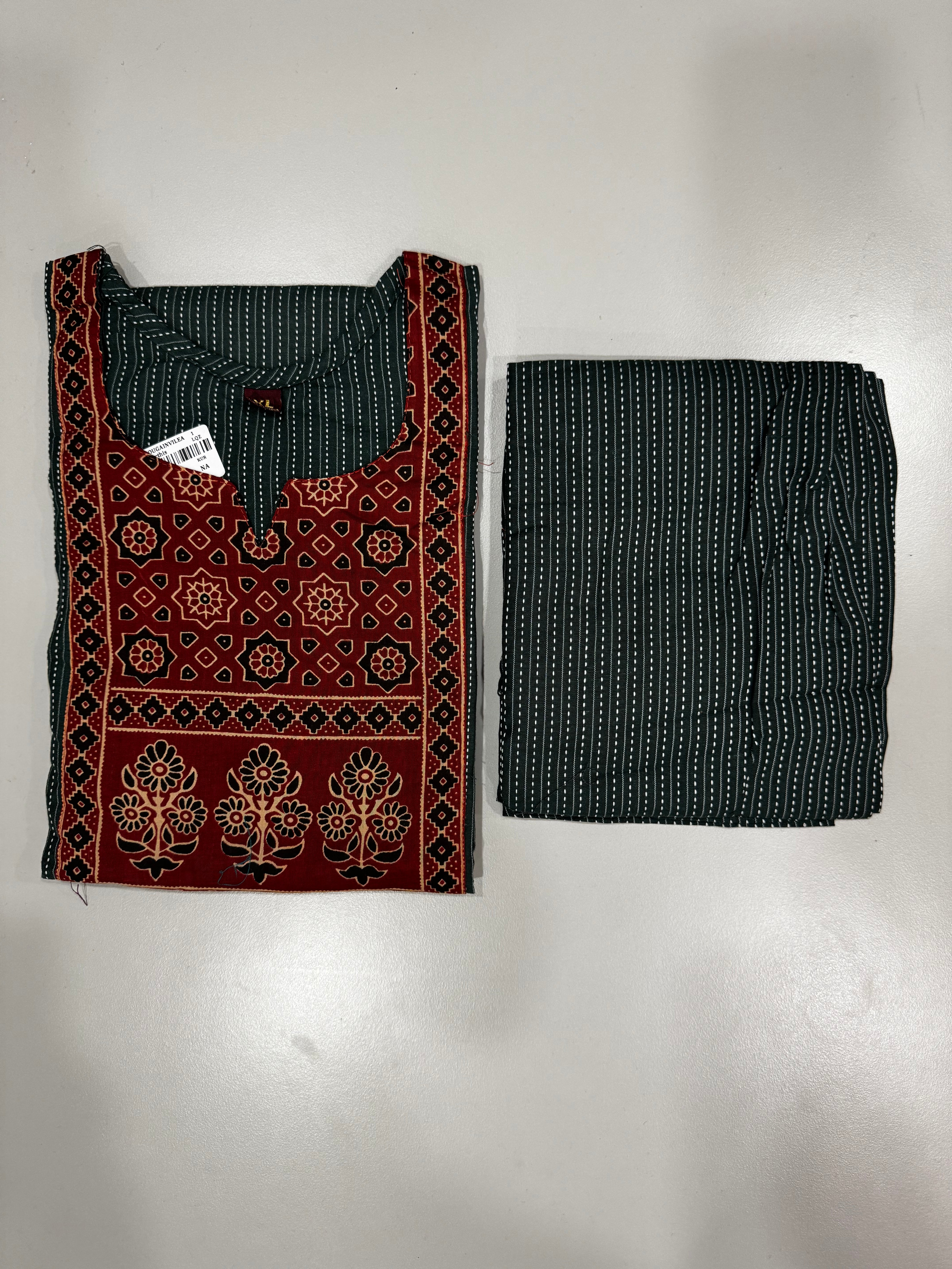 KURTHI SETS - 4.10 GREEN