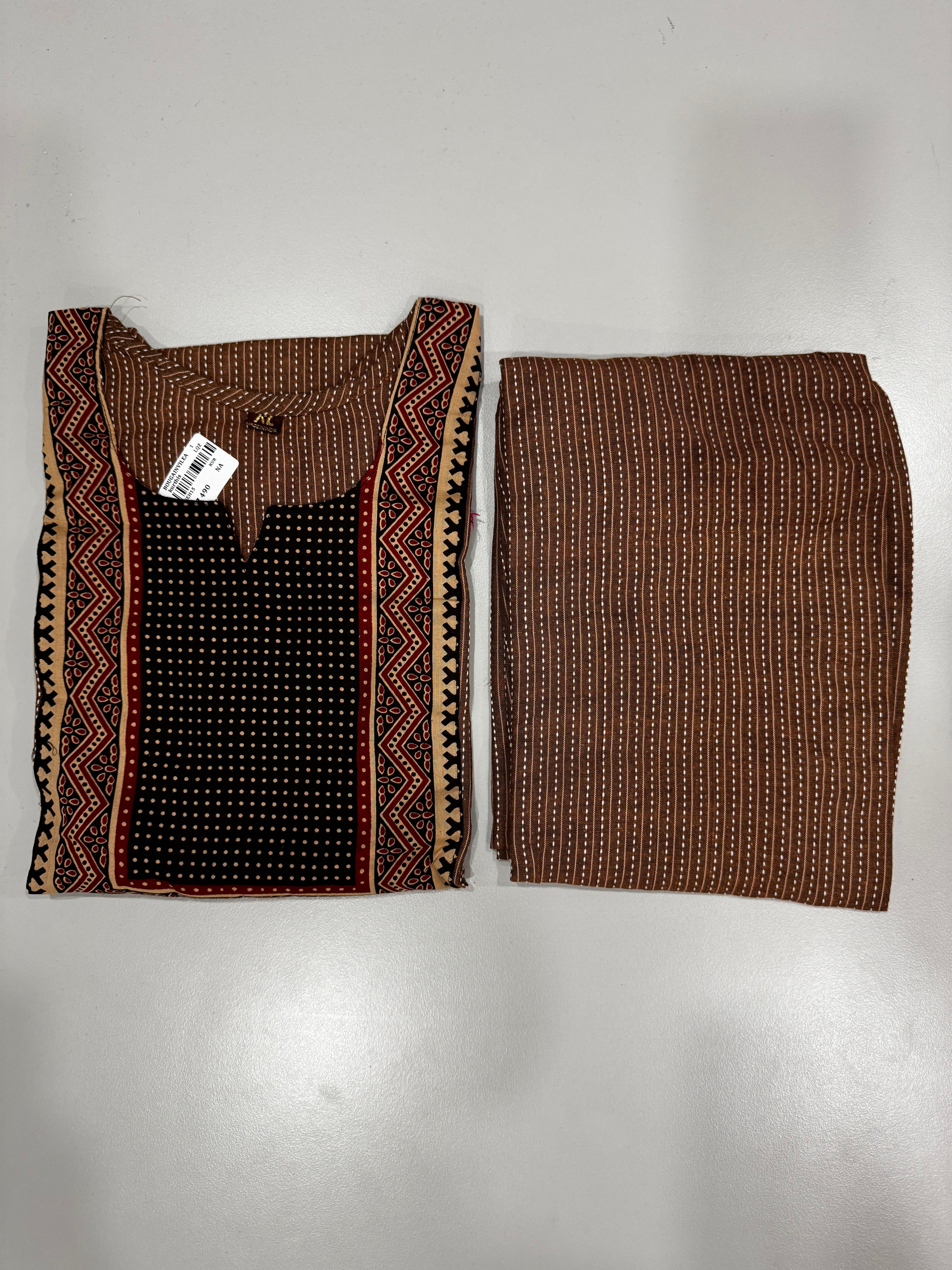 KURTHI SETS - 4.17 BROWN