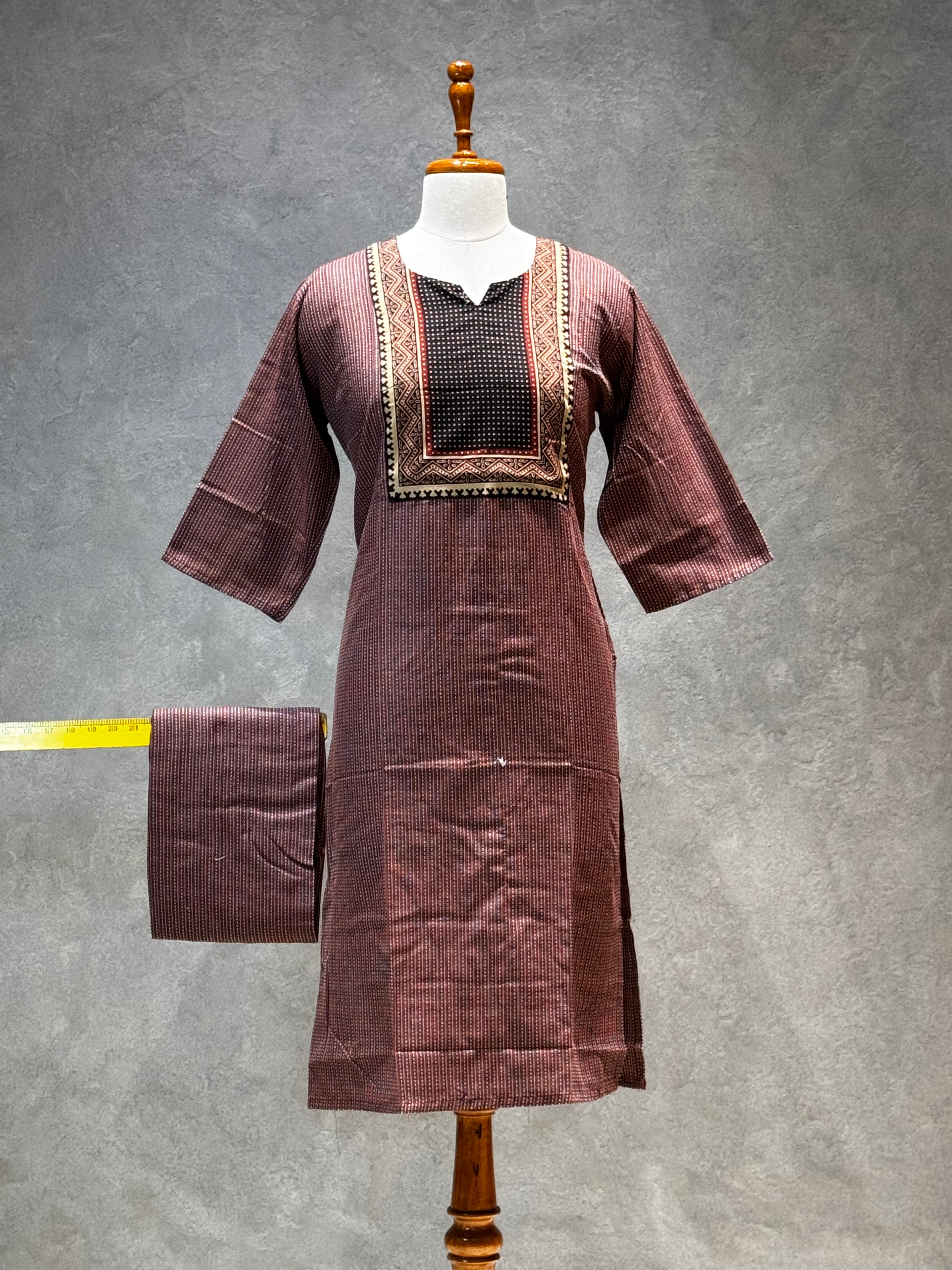 KURTHI SETS - 4.13 BROWN