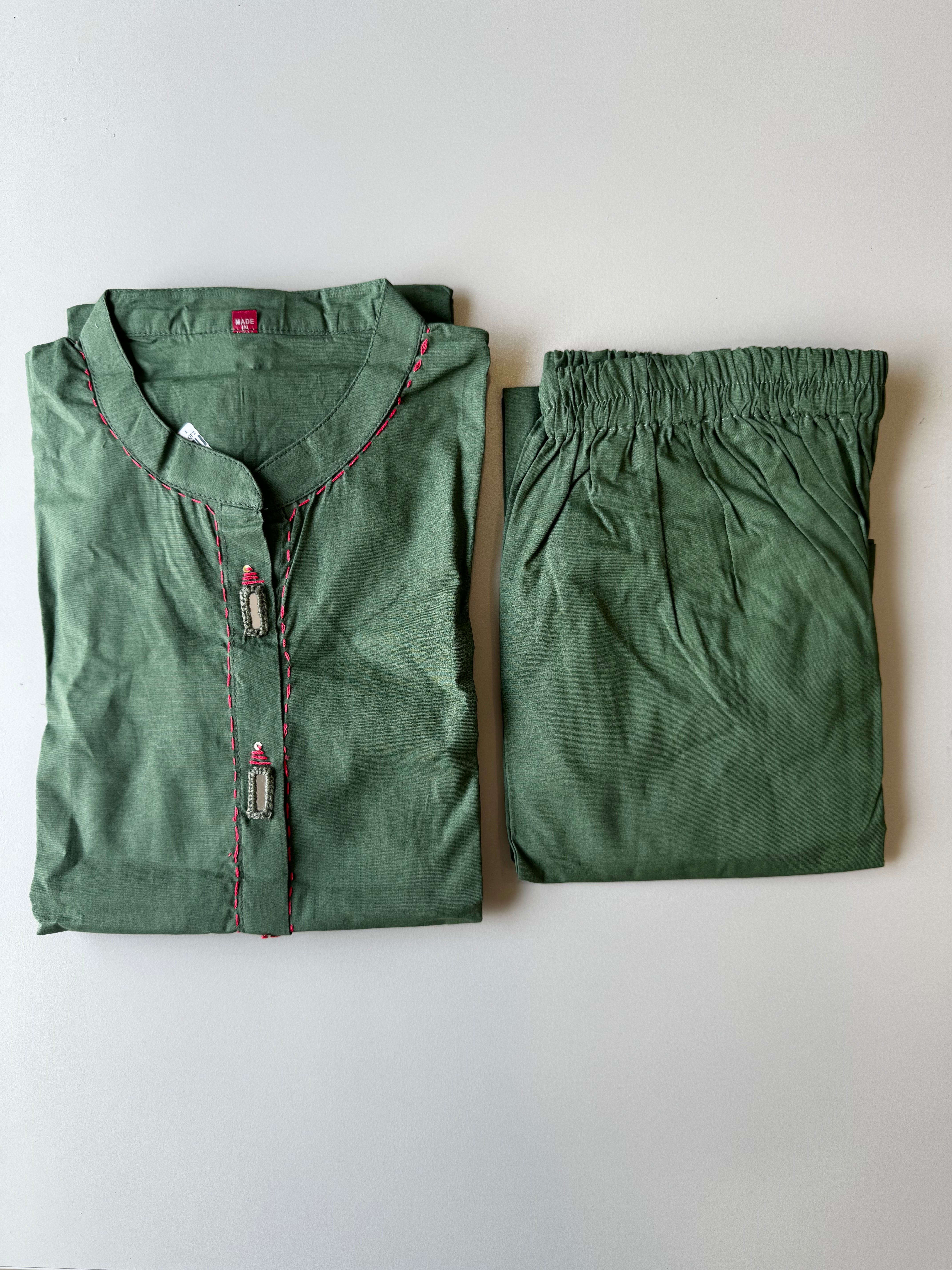 KURTHI SET - GREEN