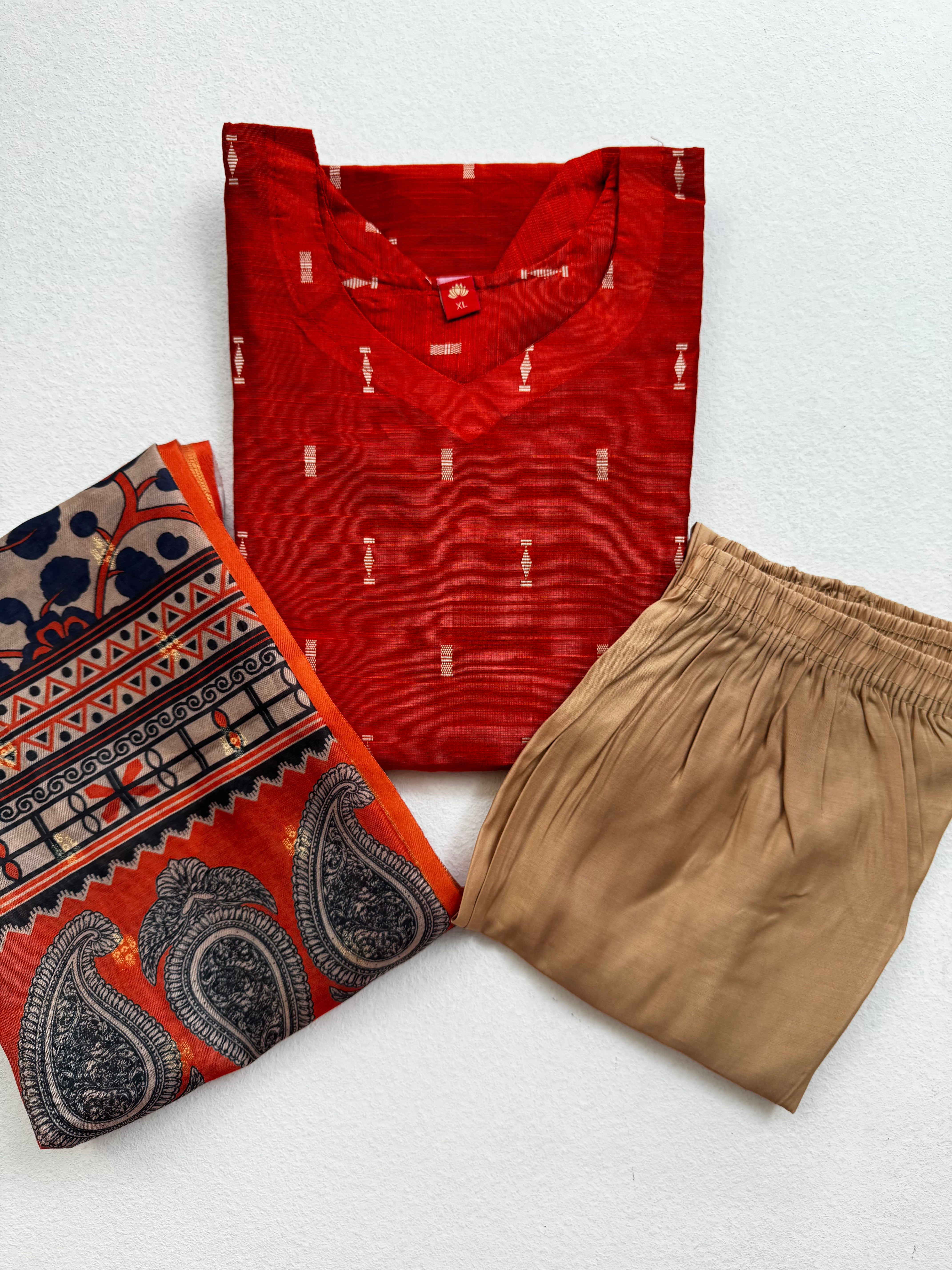 SALWAR SET - ORANGE