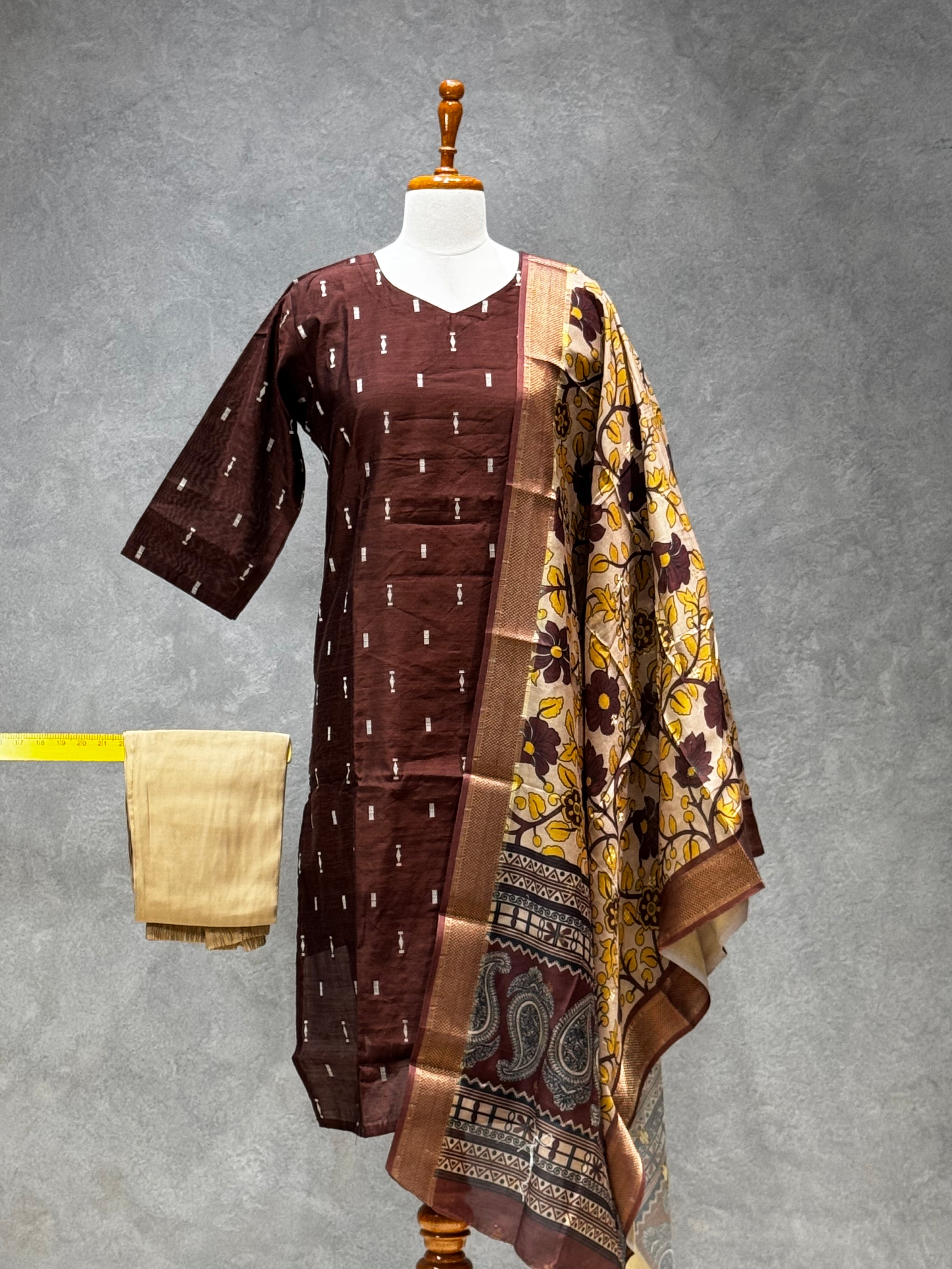 SALWAR SET - BROWN