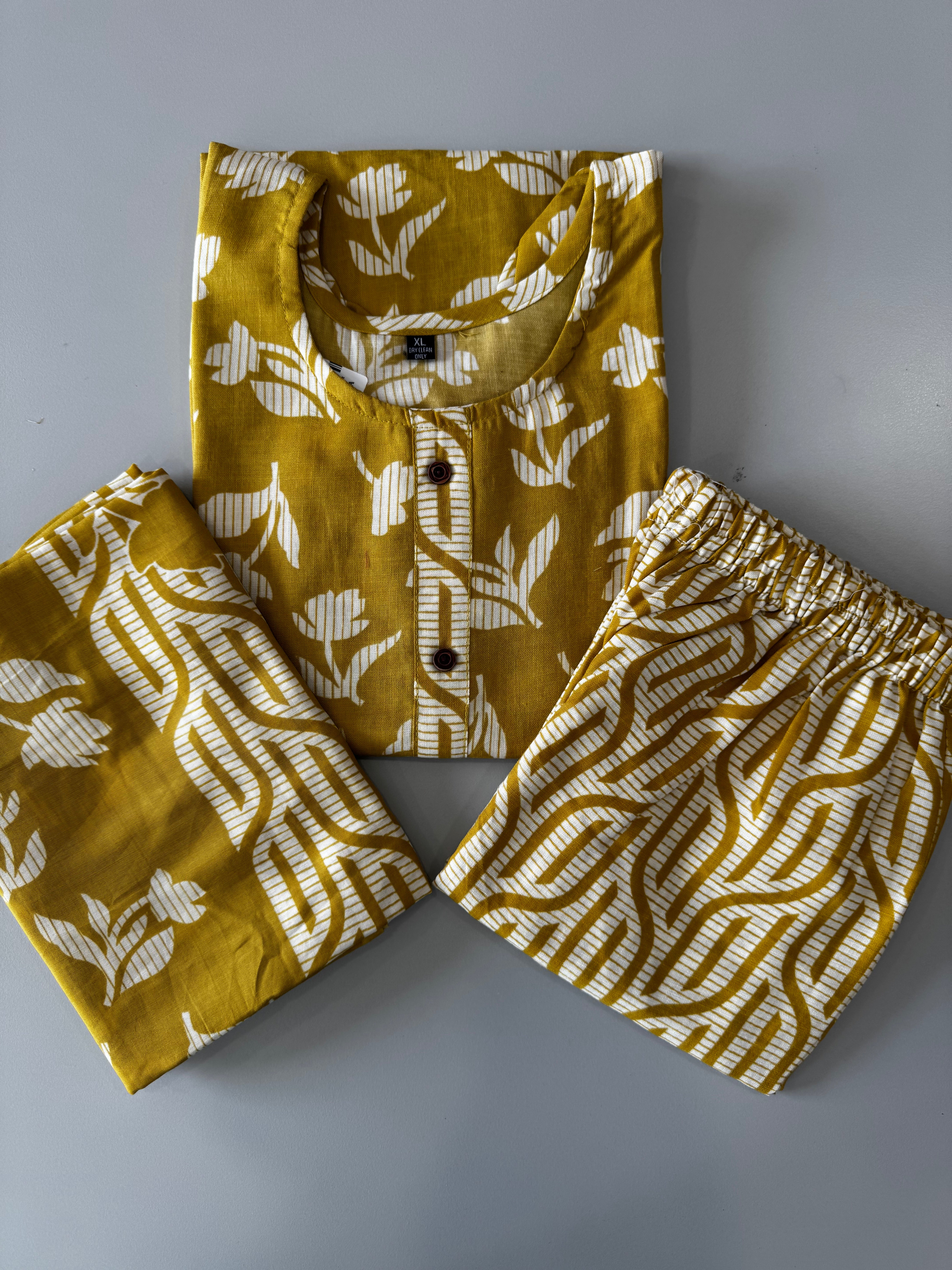 SALWAR SET - YELLOW COLOUR