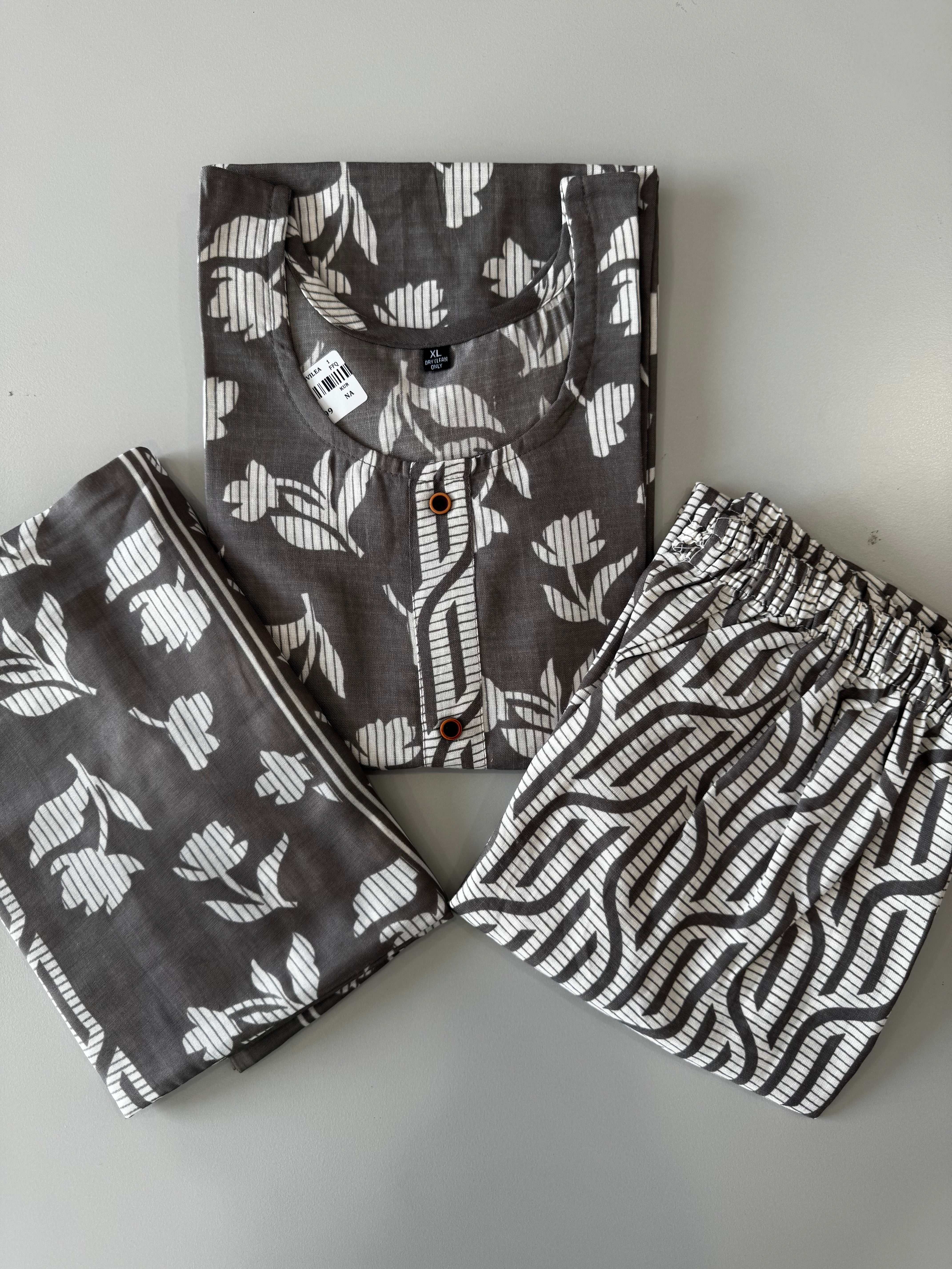SALWAR SET - GREY COLOUR