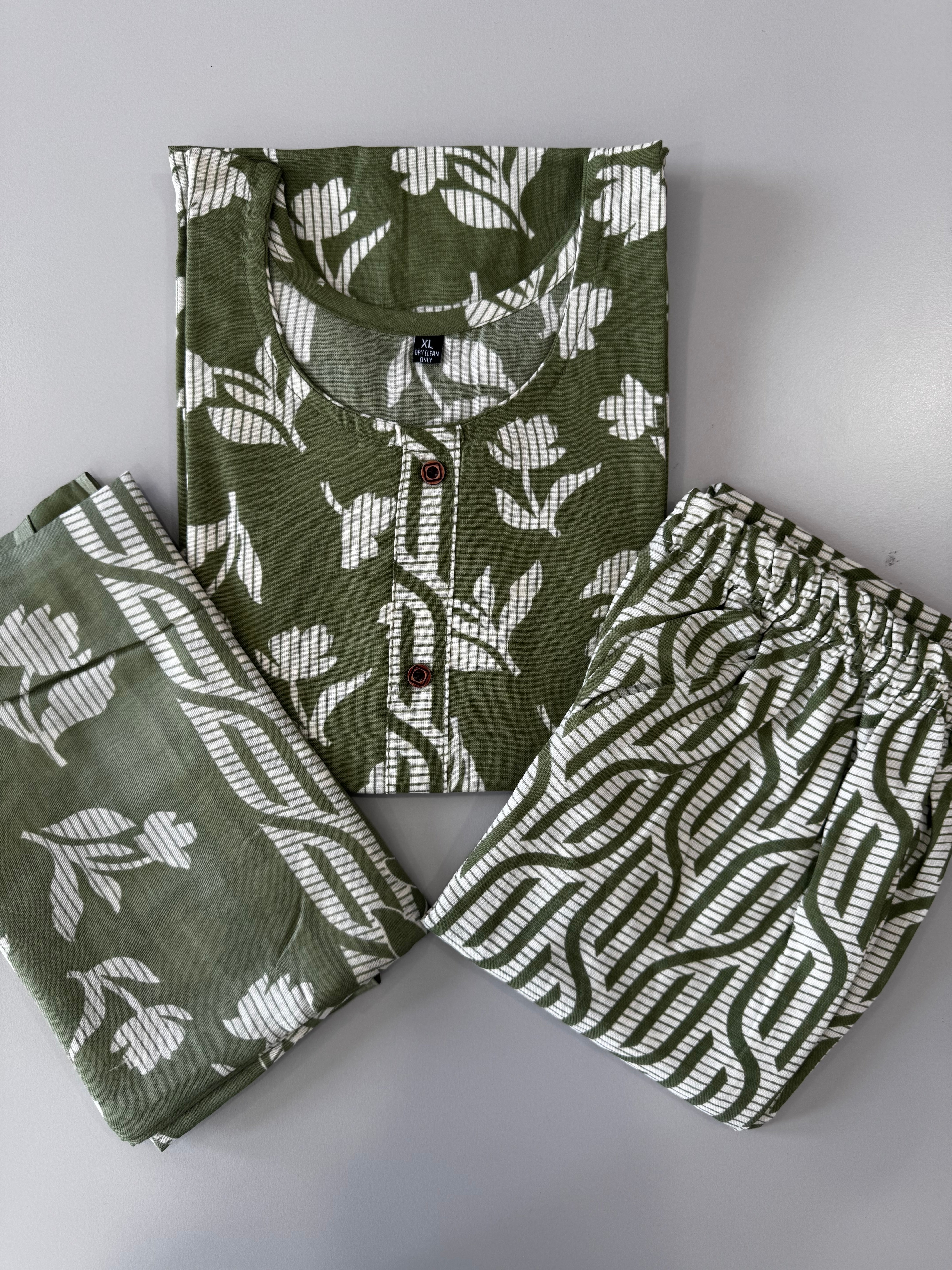 SALWAR SET - GREEN COLOUR