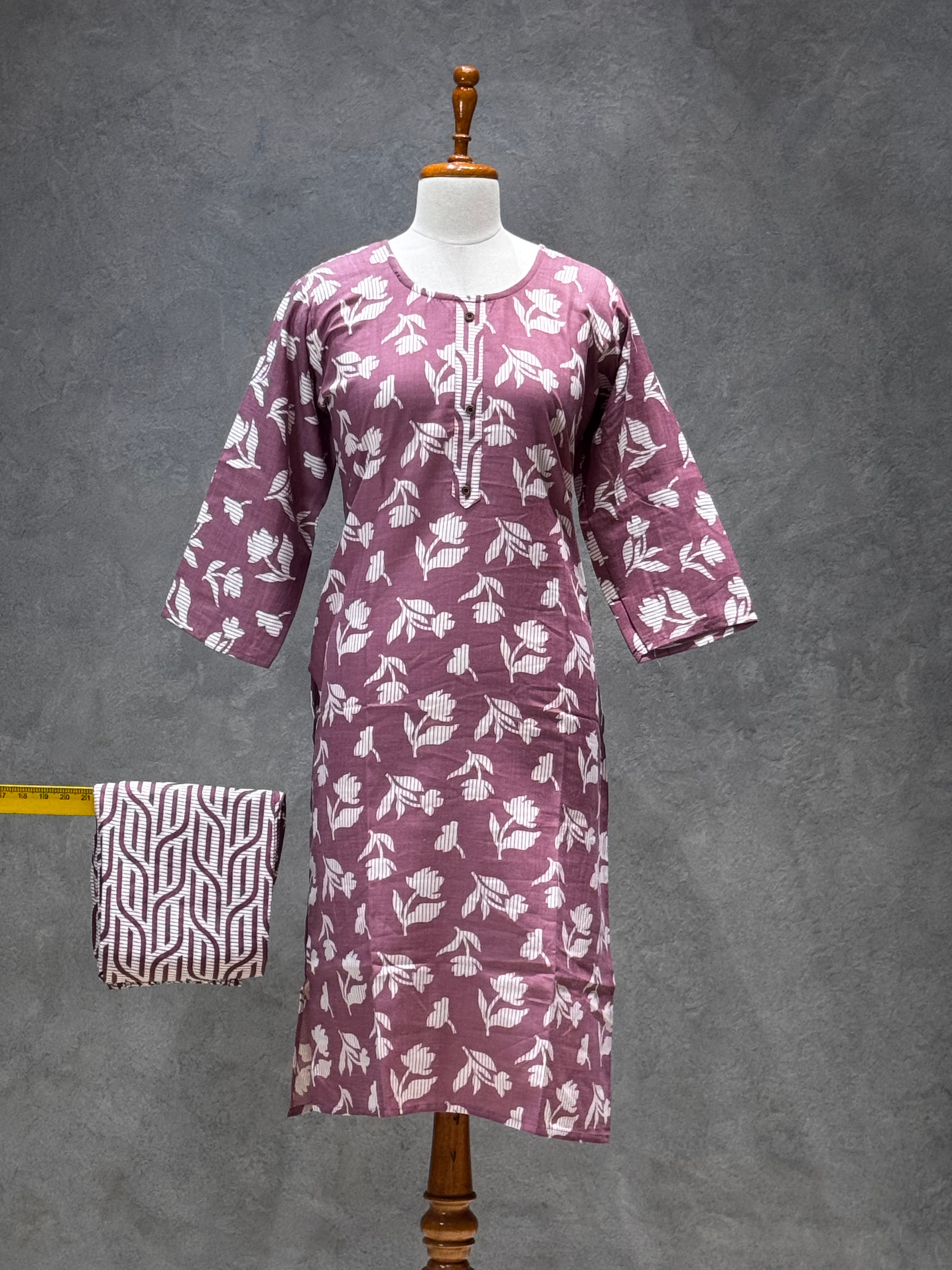 SALWAR SET - PURPLE COLOUR