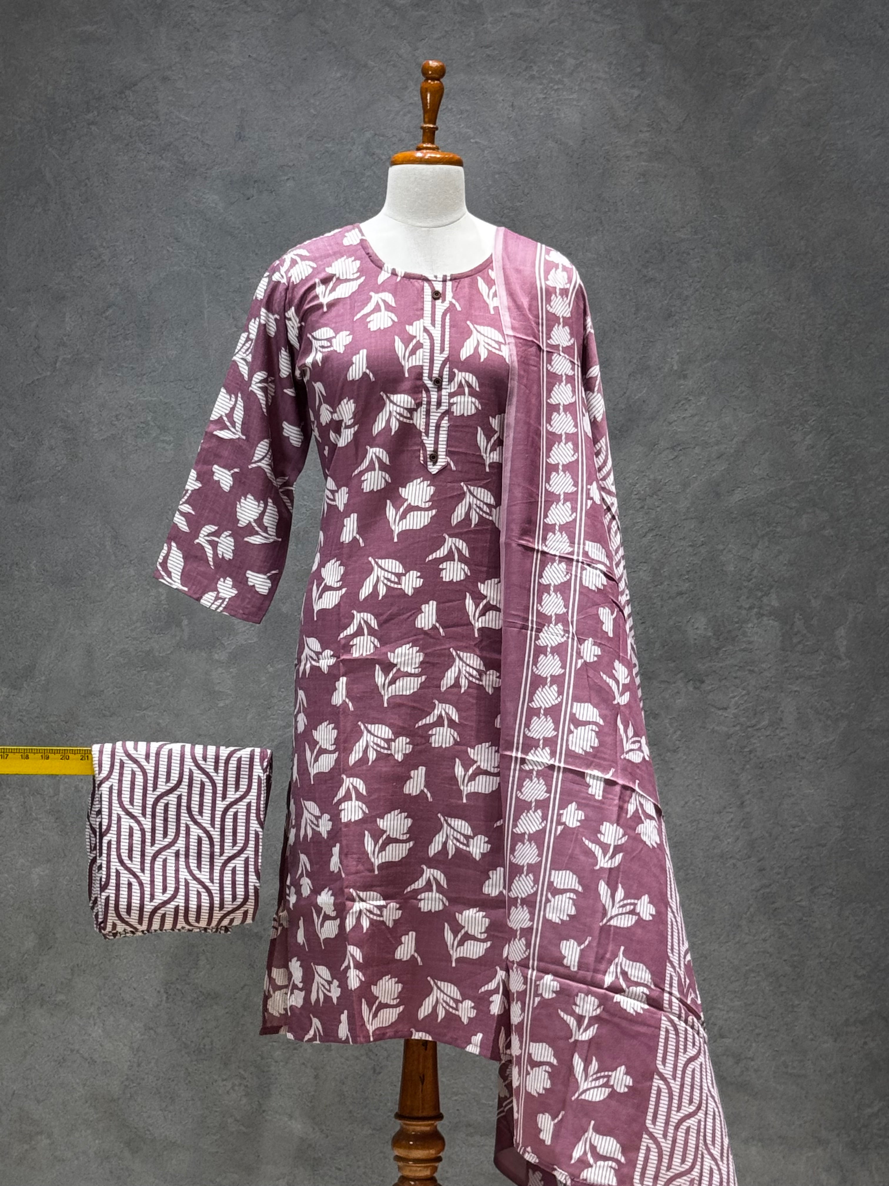 SALWAR SET - PURPLE COLOUR