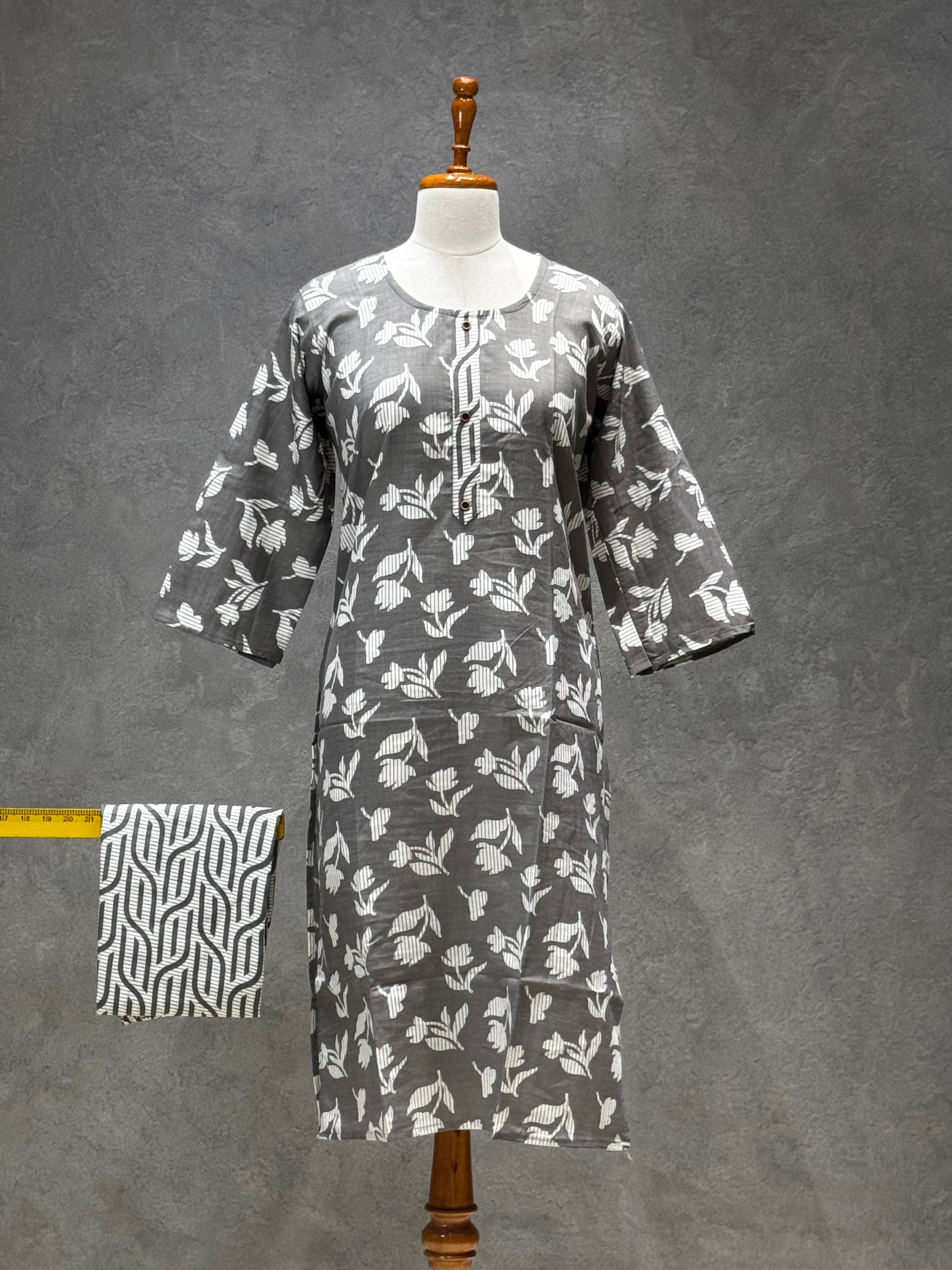 SALWAR SET - GREY COLOUR