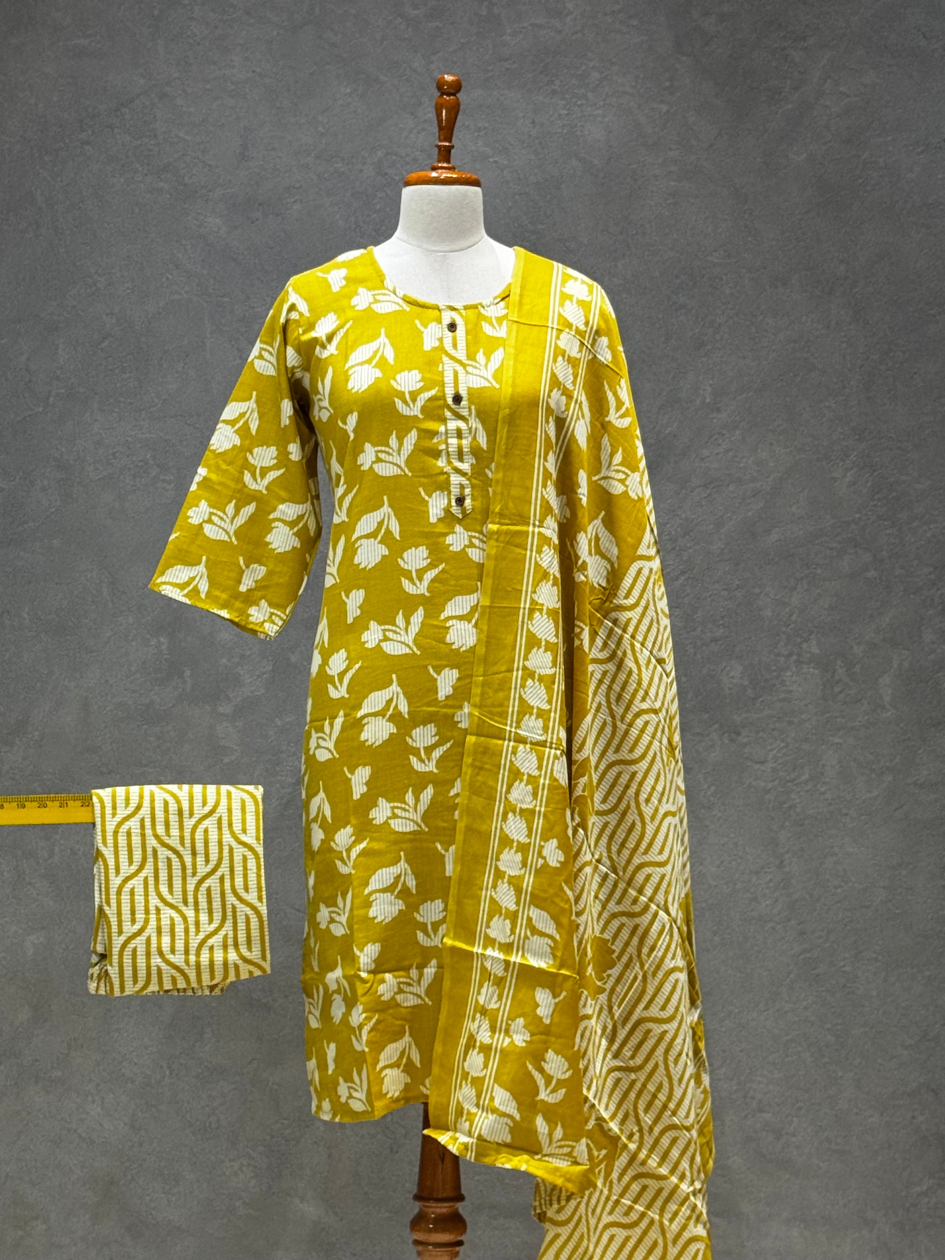 SALWAR SET - YELLOW COLOUR
