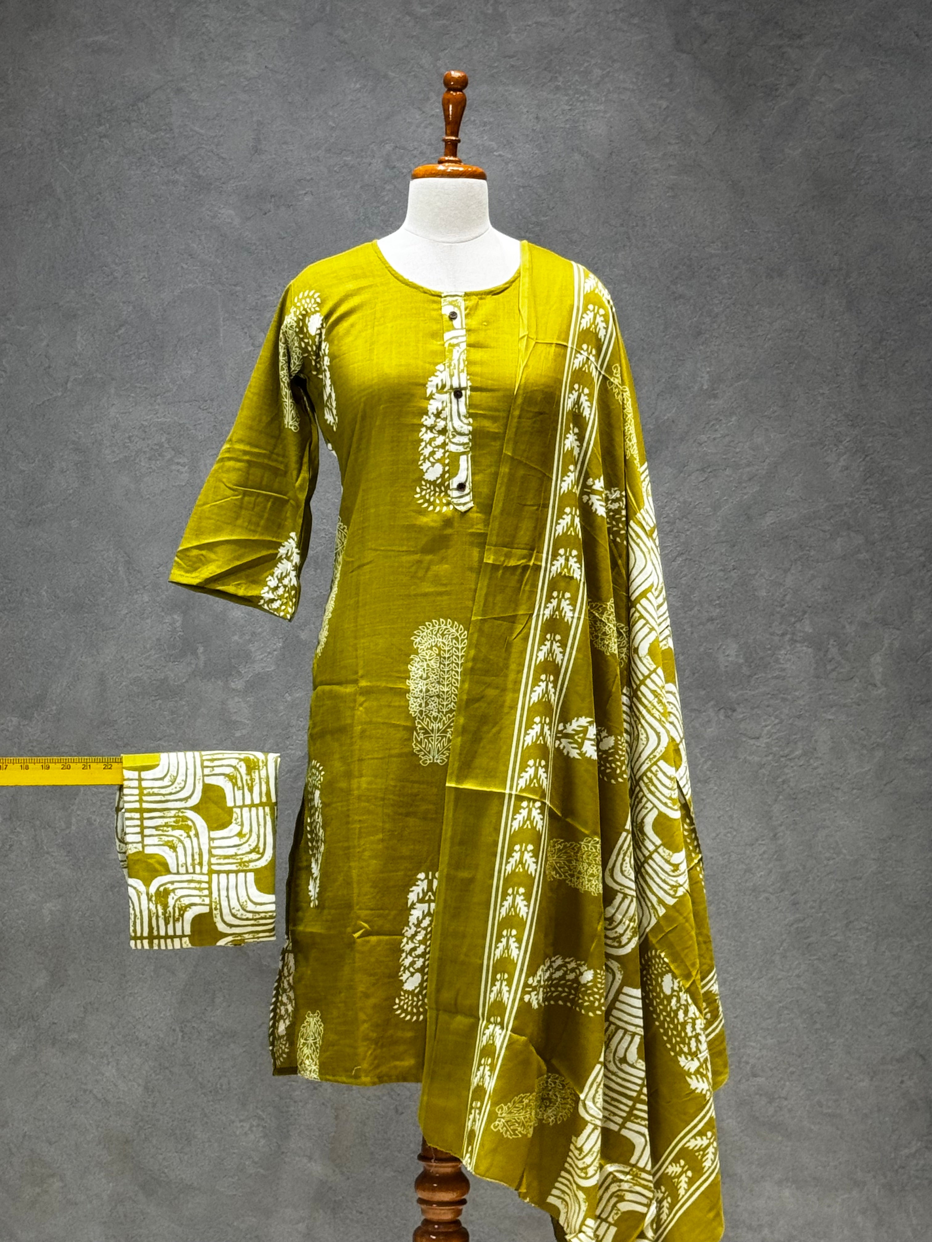 SALWAR SET - MUSTARD COLOUR