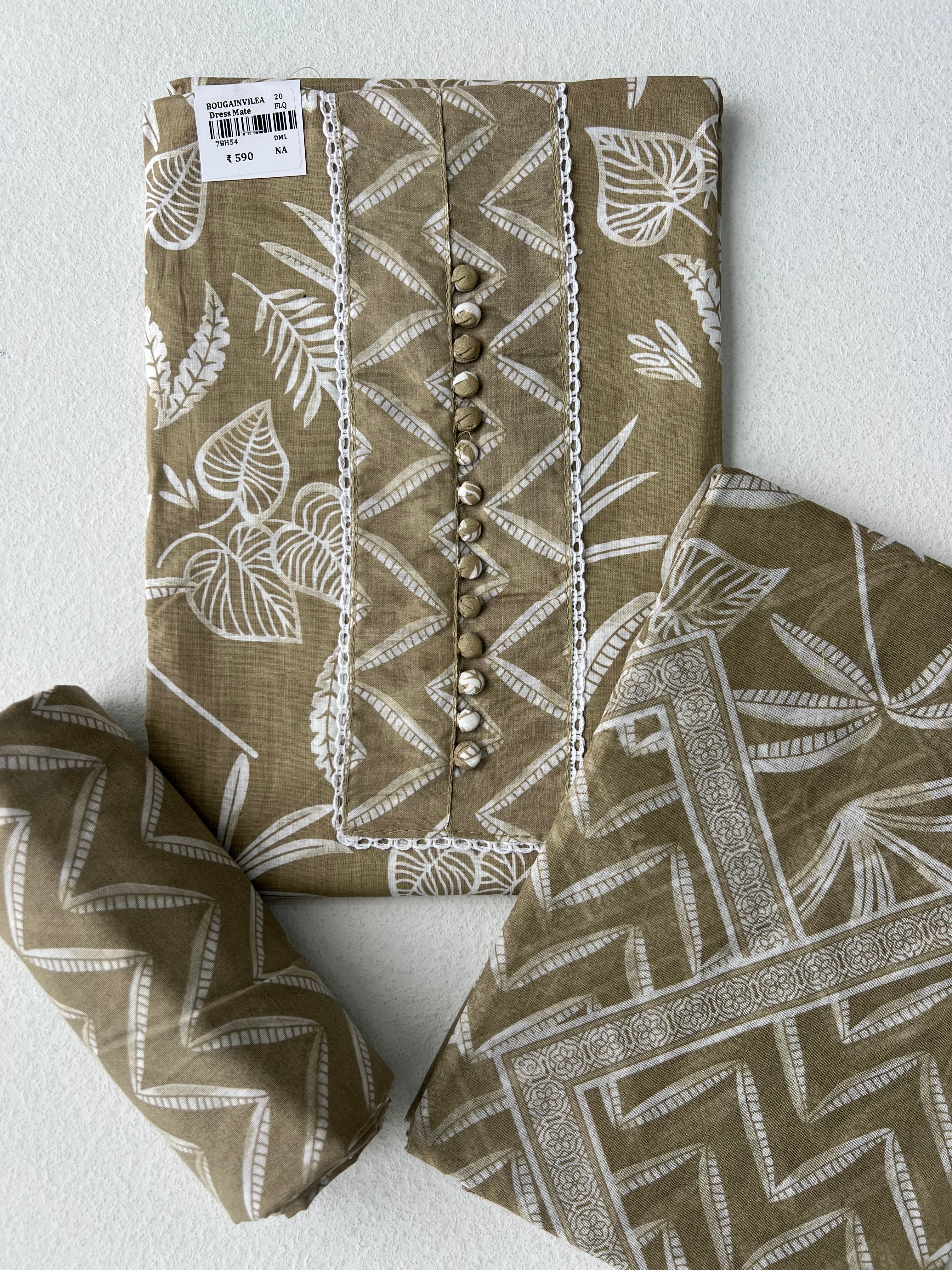 GREY WITH FLORAL PURE COTTON UNSTITCHED SUITS 0.4