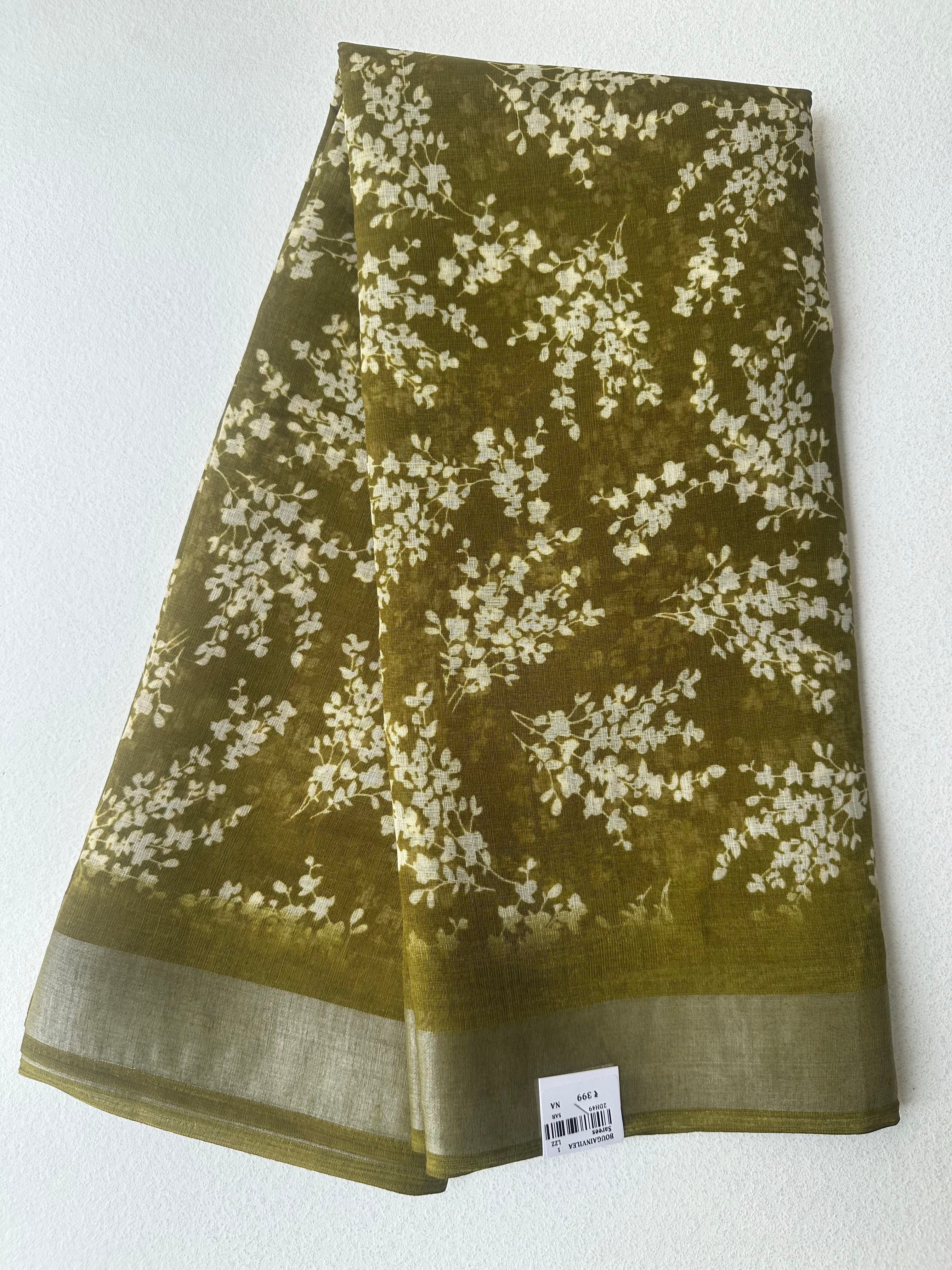 SEMI LINEN SAREE - 6224