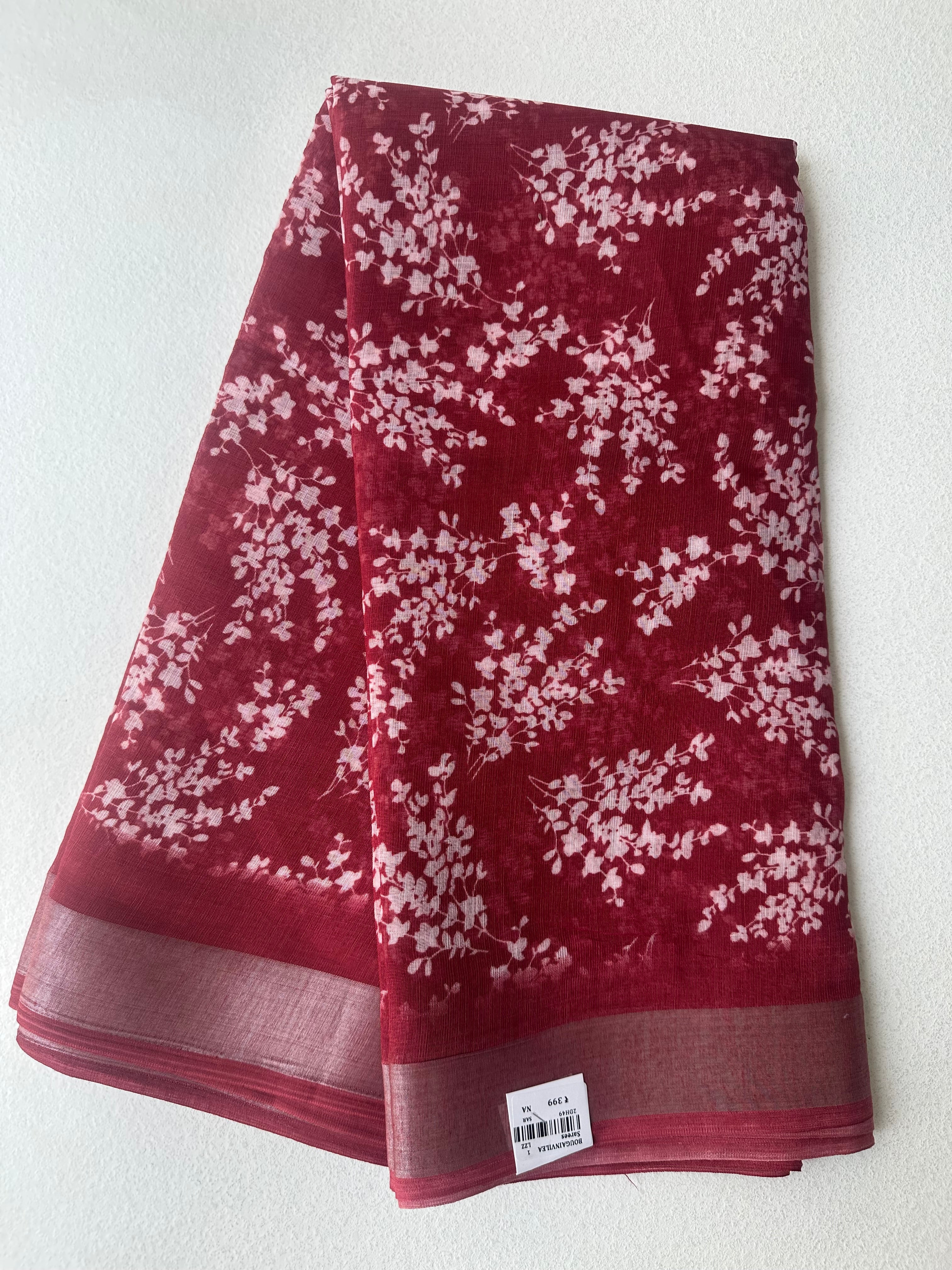 SEMI LINEN SAREE - 6224