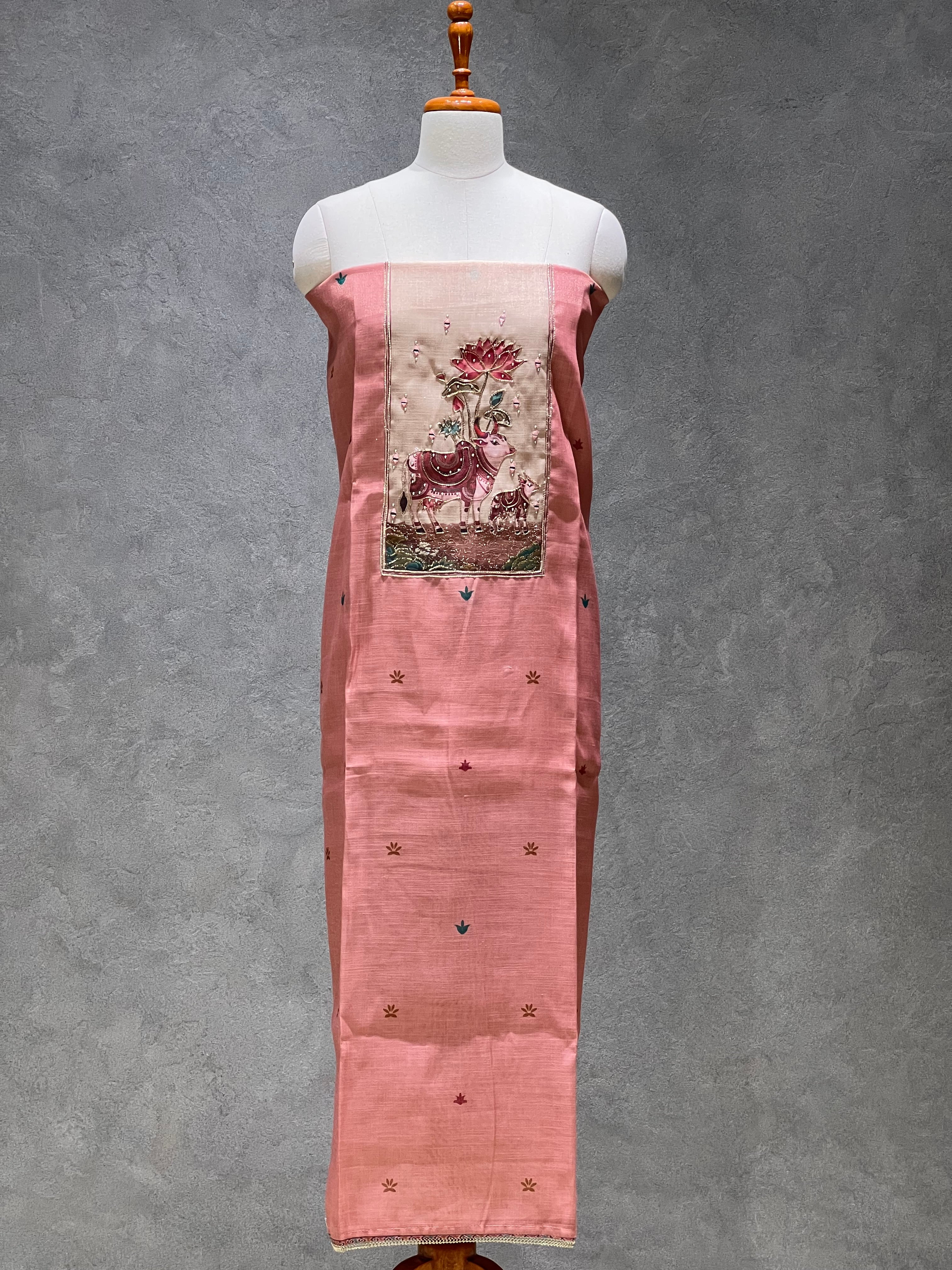 LOTUS PICHWAI PRINT UNSTITCHED SUITS