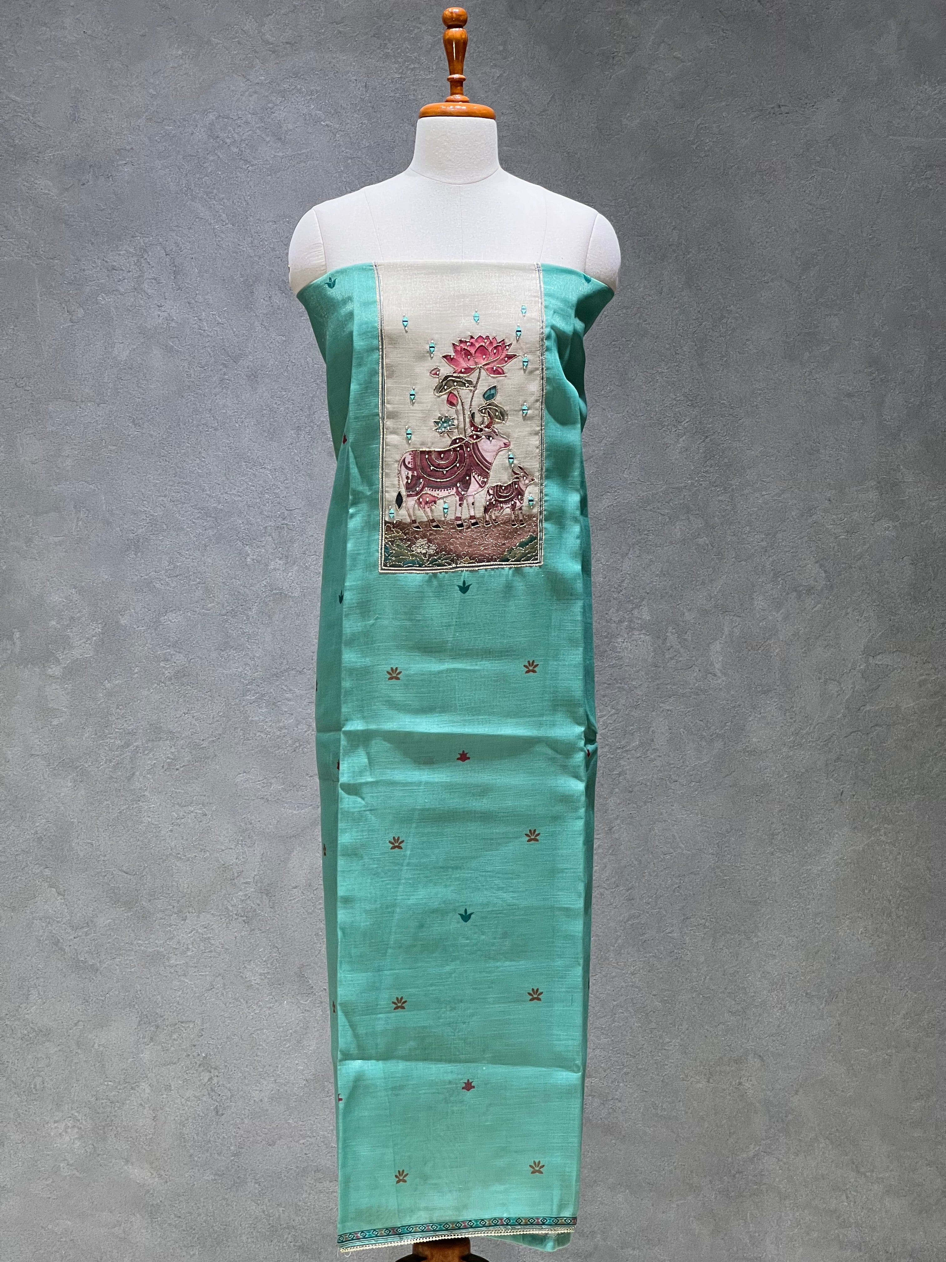 PICHWAI PRINT UNSTITCHED SUITS