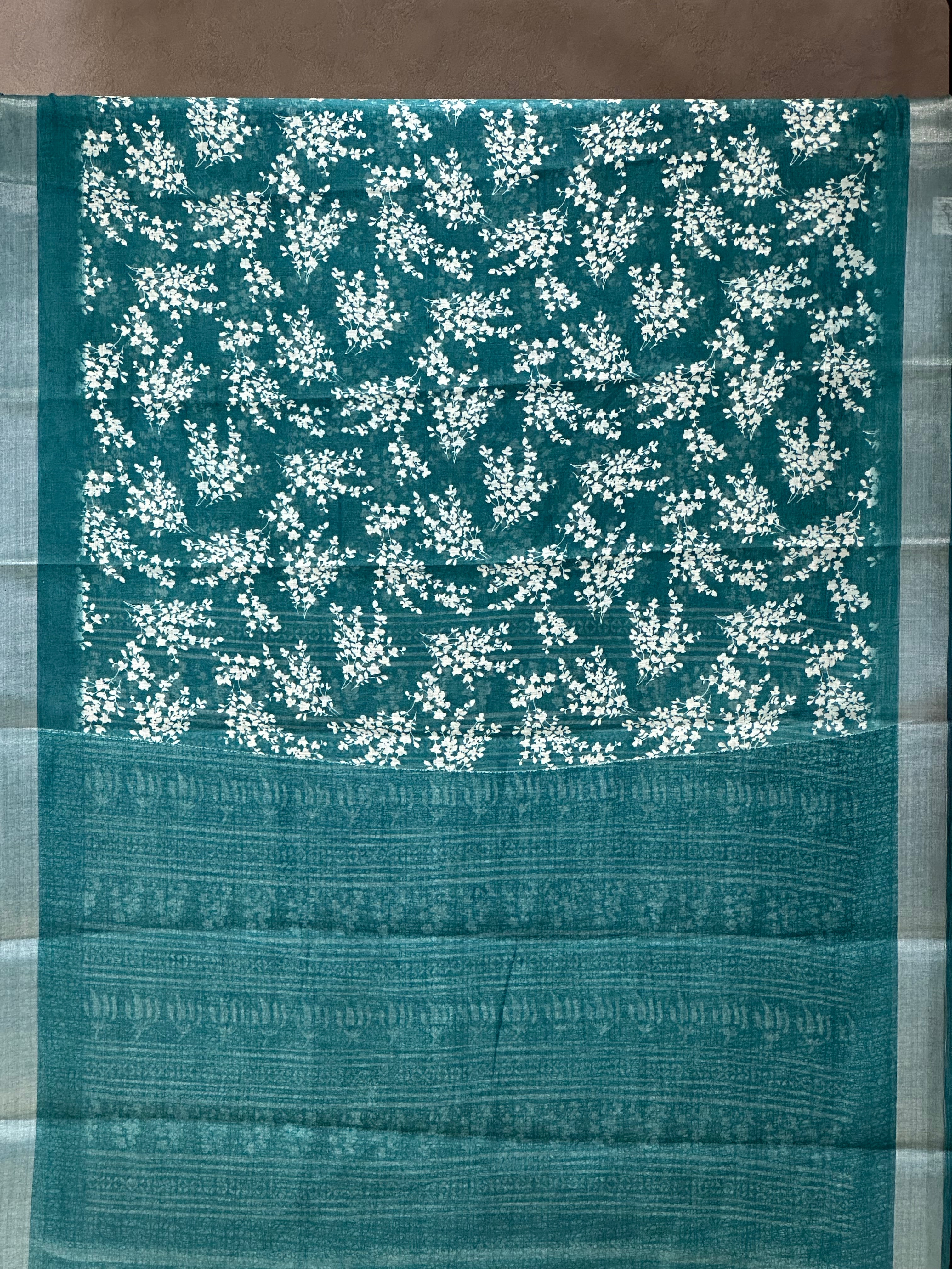 SEMI LINEN SAREE - 6224