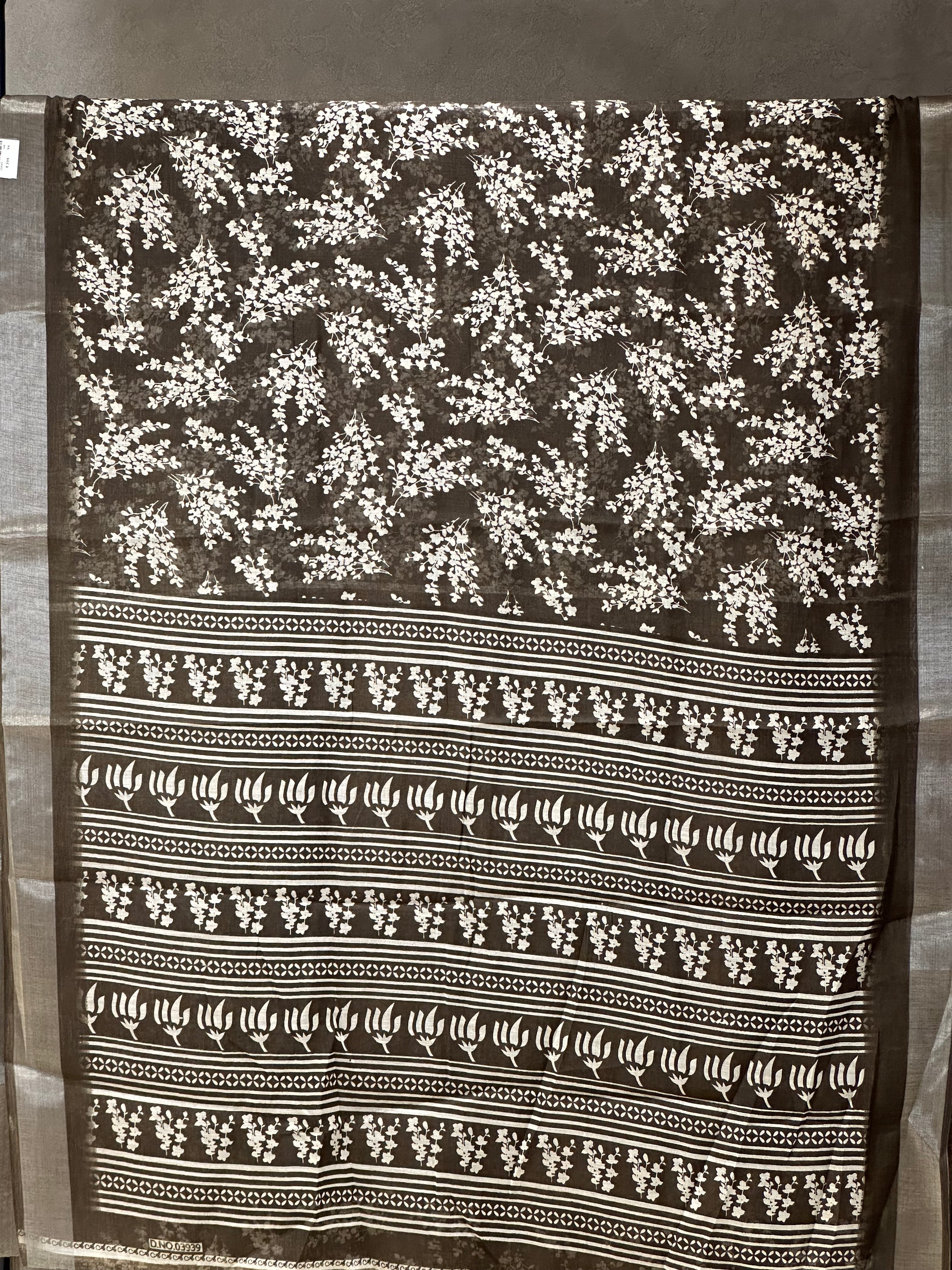 SEMI LINEN SAREE - 6224