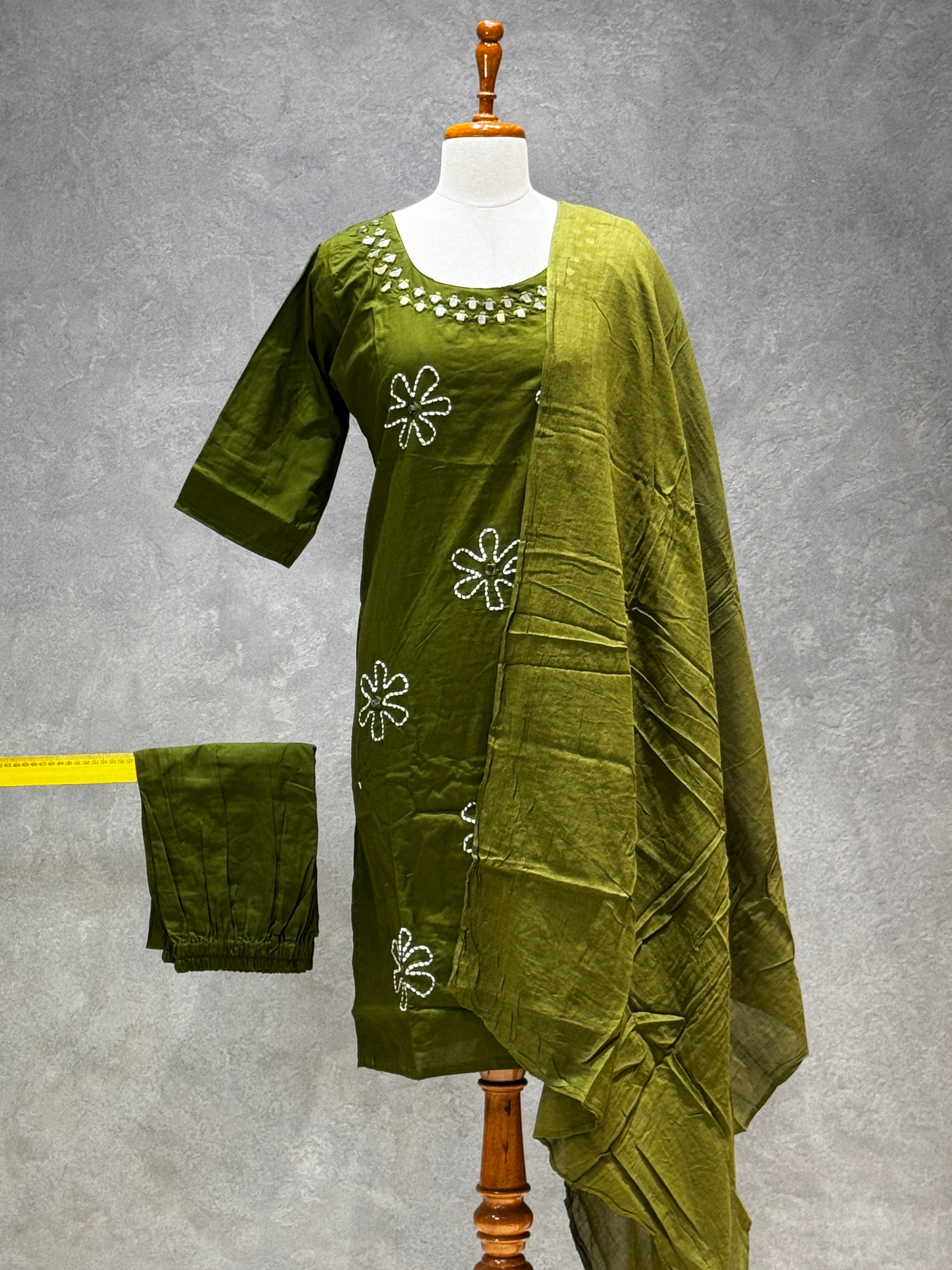 SALWAR SET GREEN