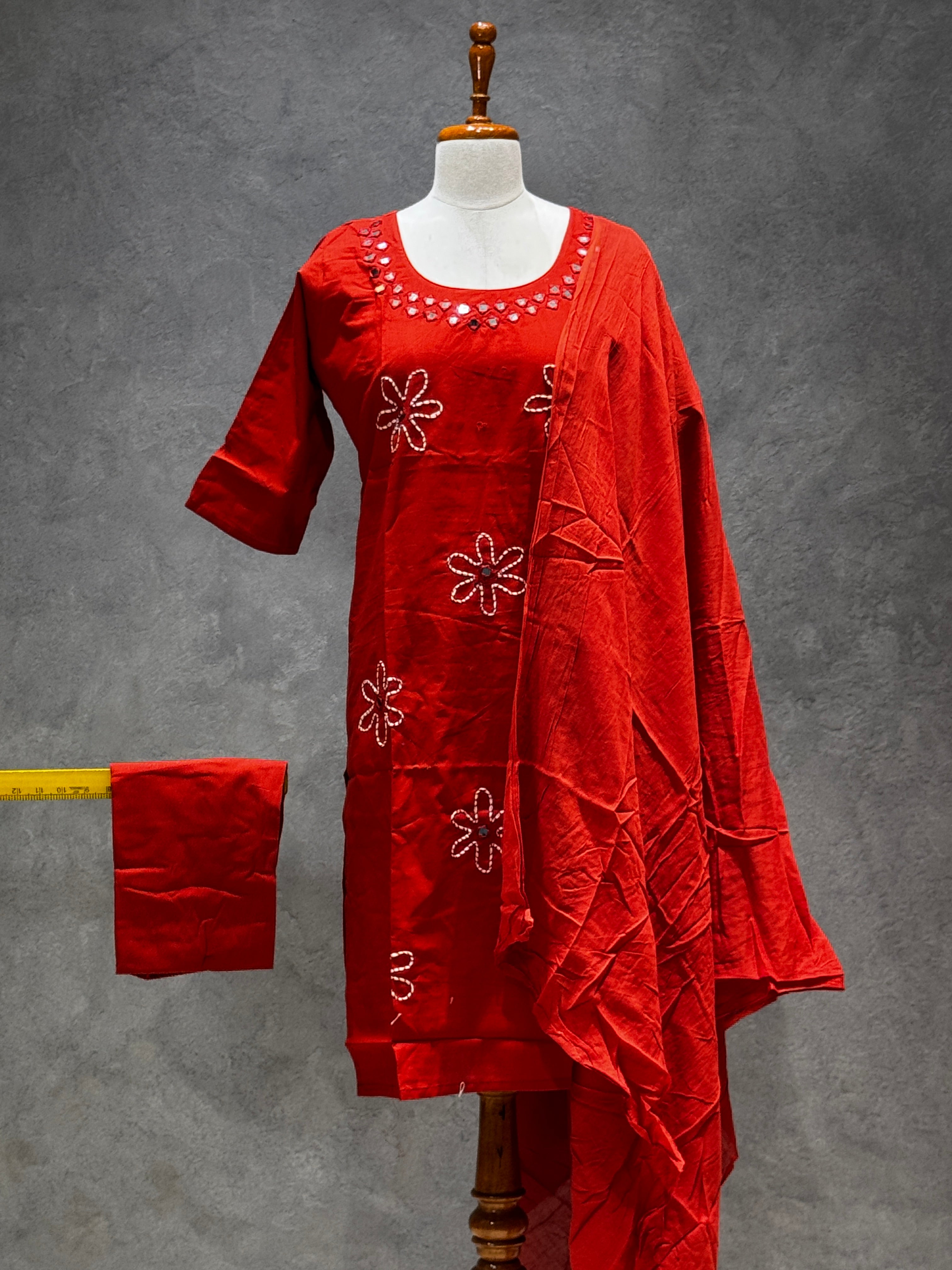 SALWAR SET ORANGE