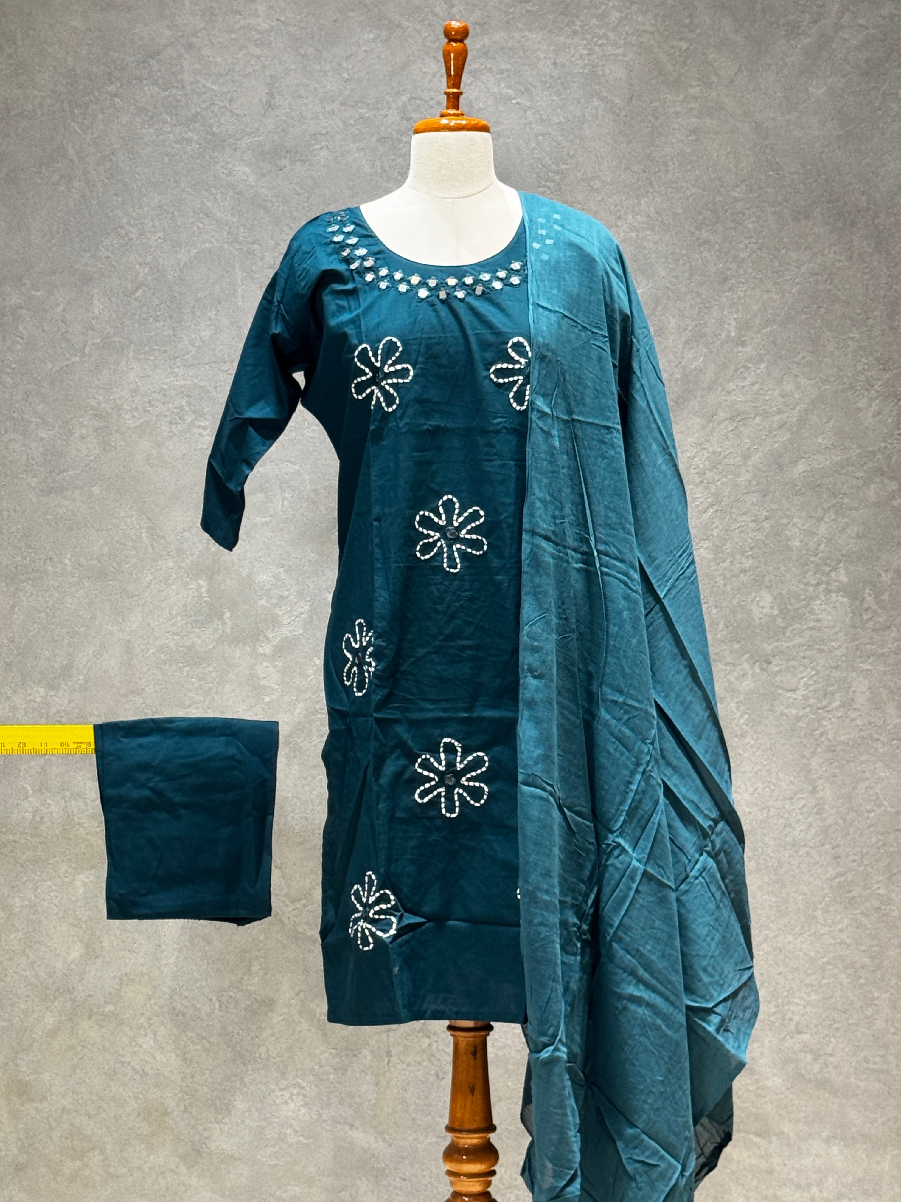 SALWAR SET GREEN