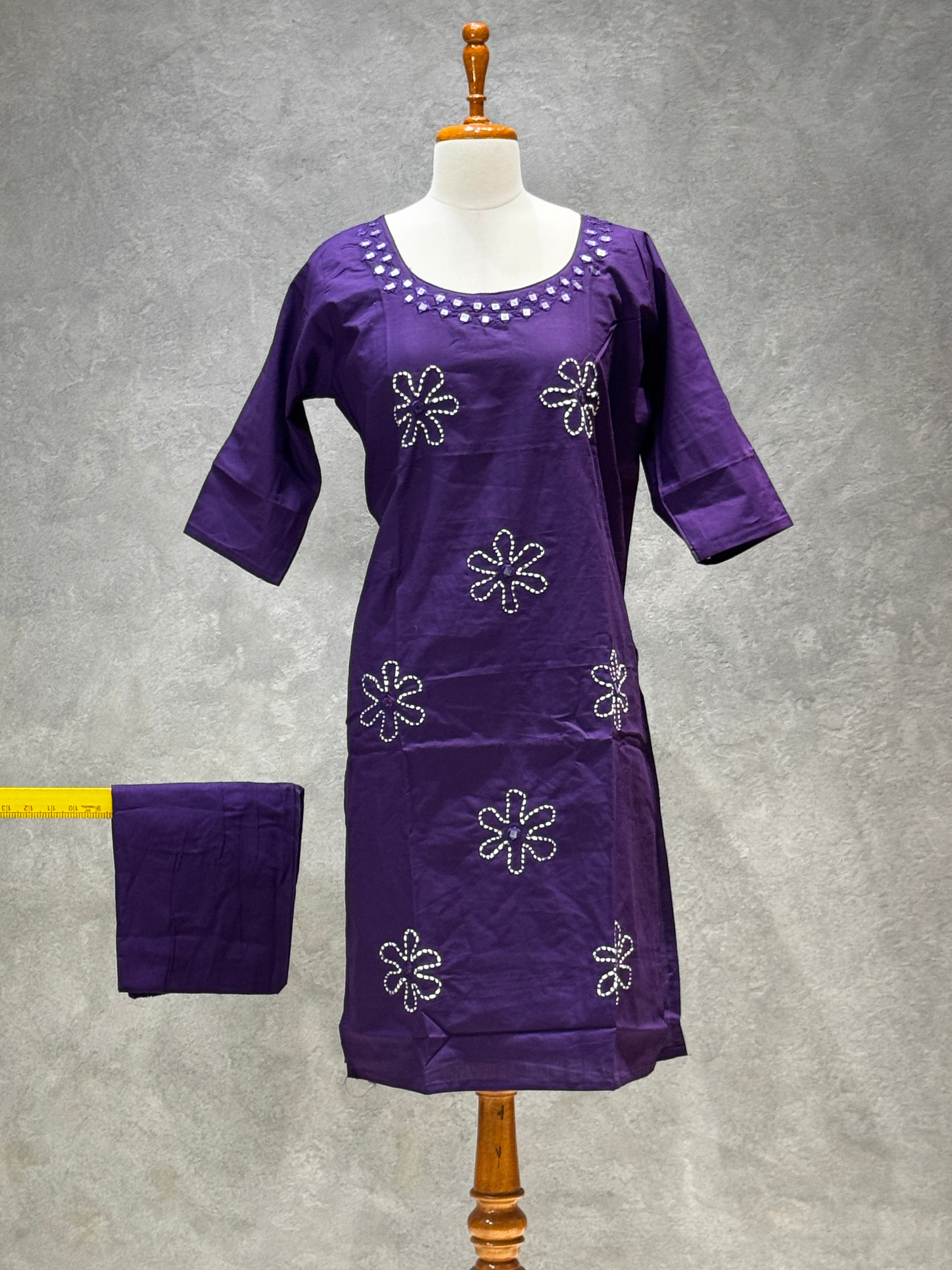 SALWAR SET PURPLE