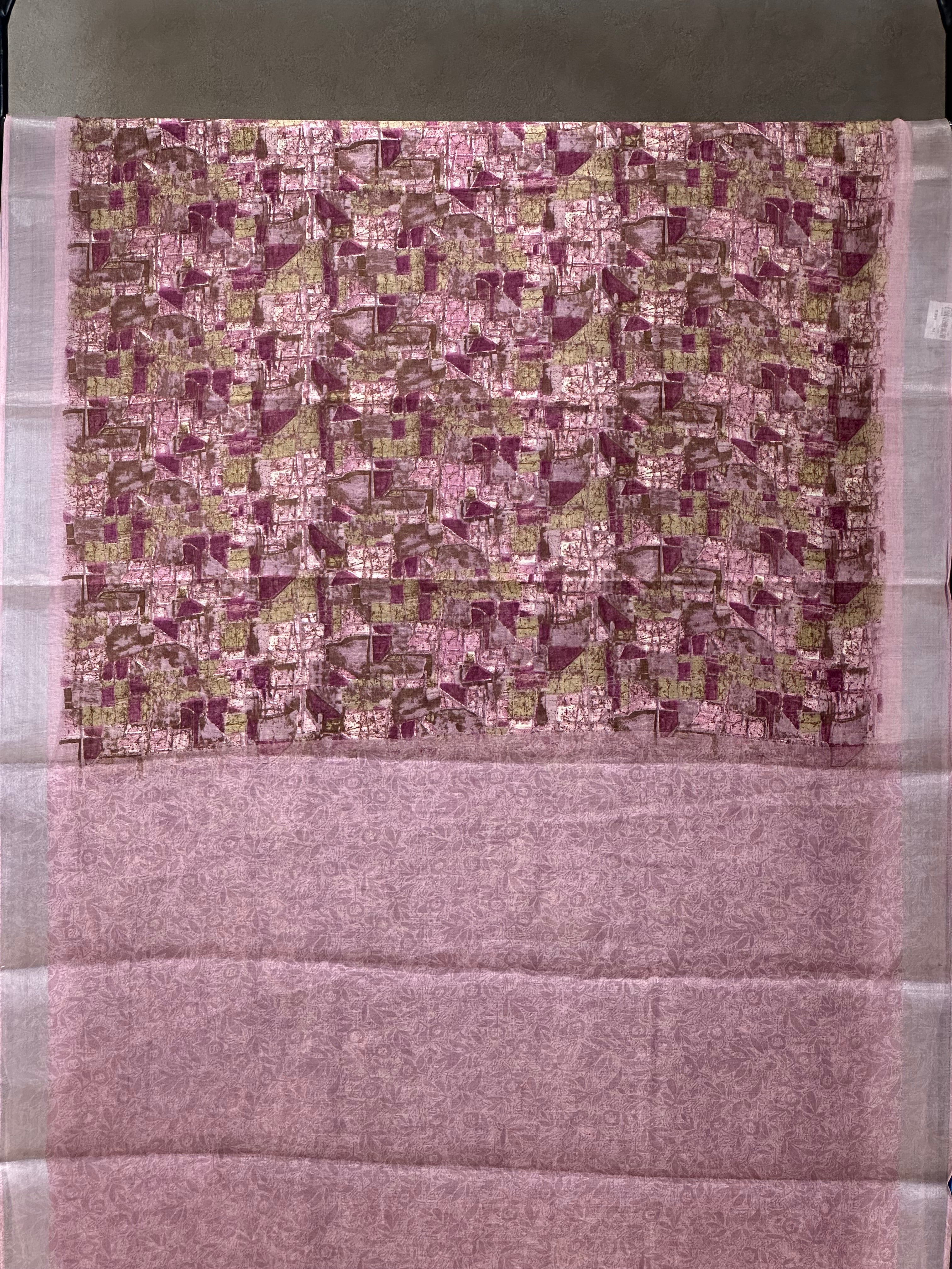 SEMI LINEN SAREE - 6209