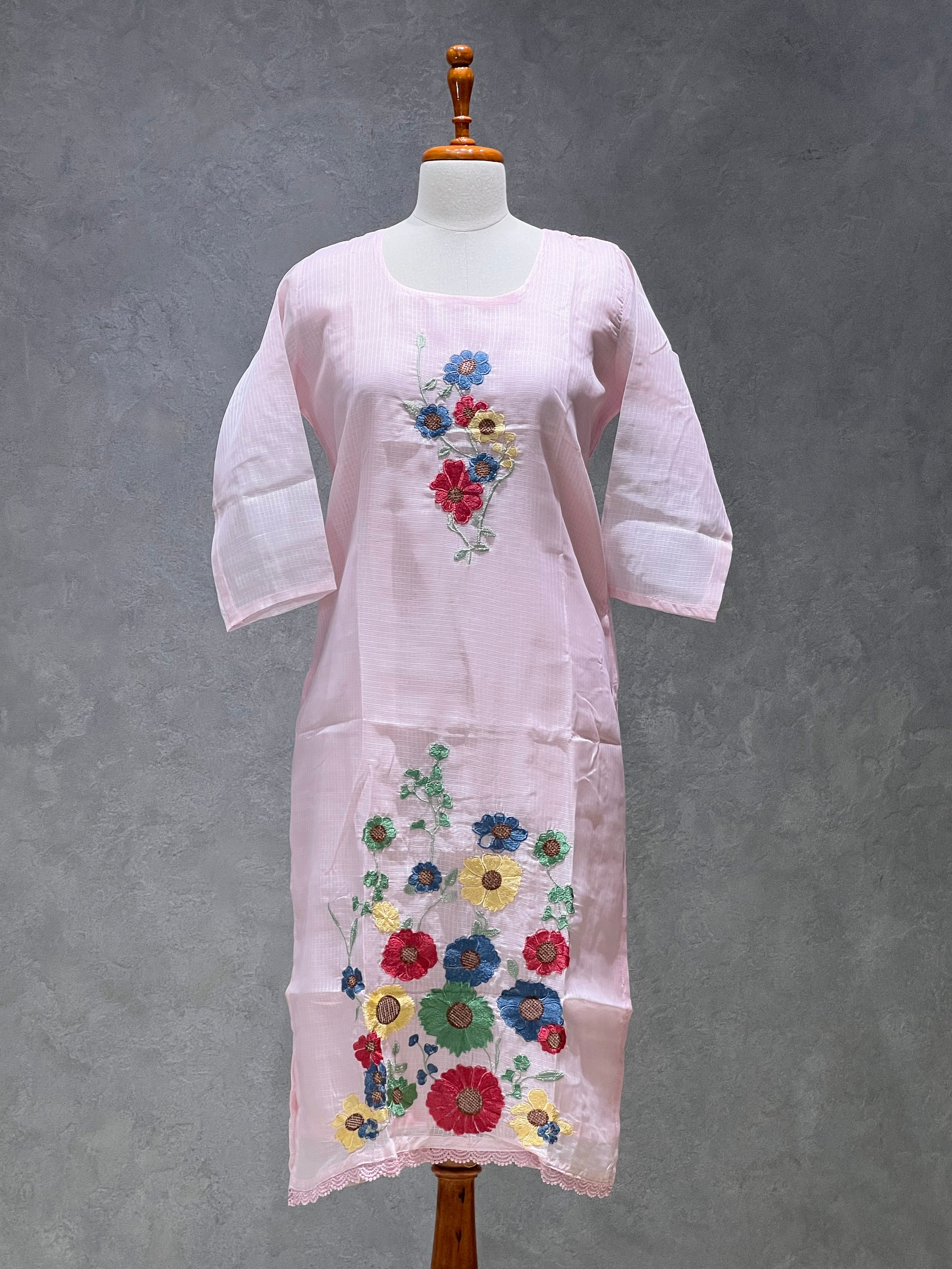 KOTA SALWAR SET - PASTEL PINK - 1.1