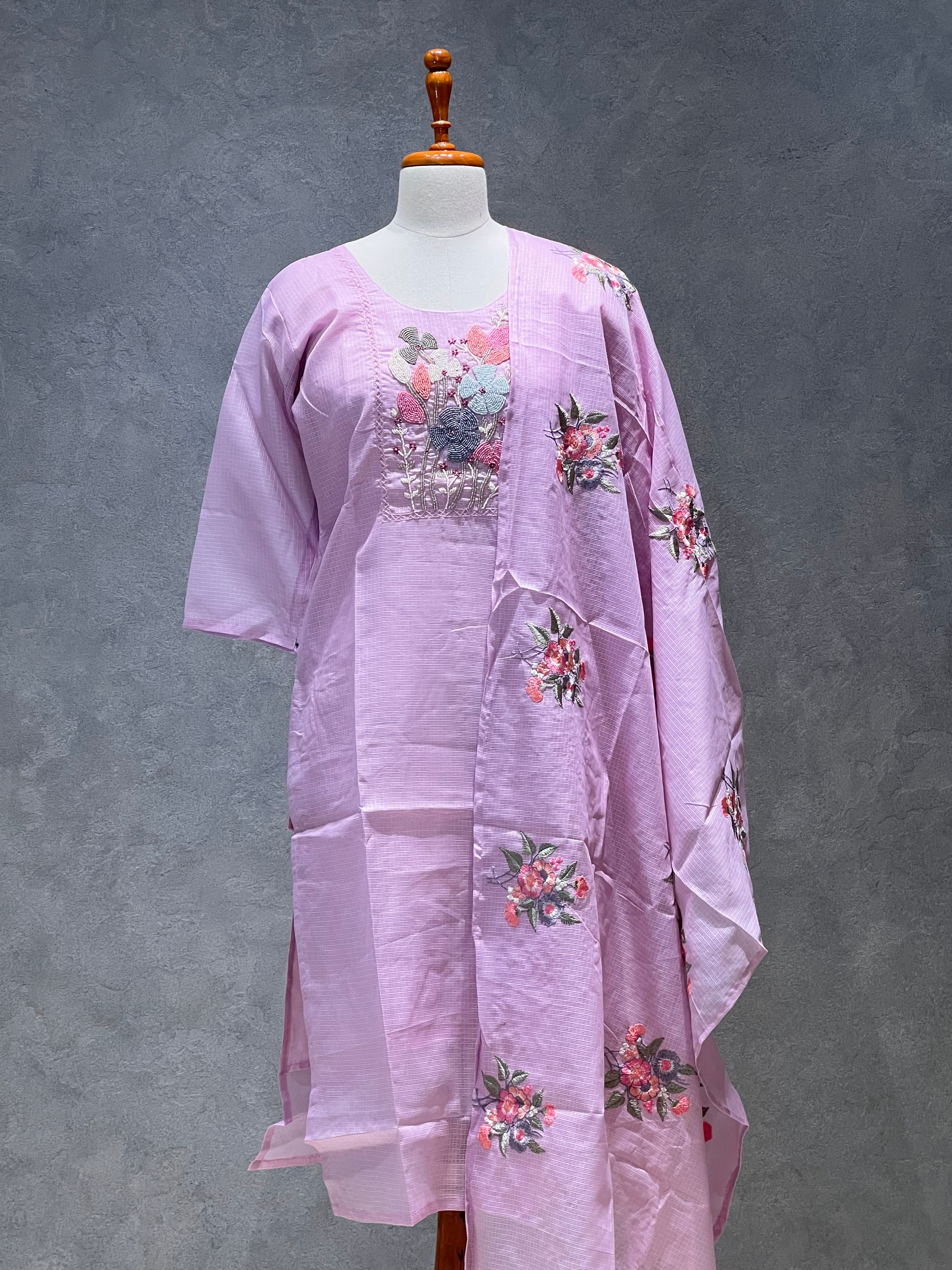 KOTA SALWAR SET - PASTEL LAVENDER - 1.3