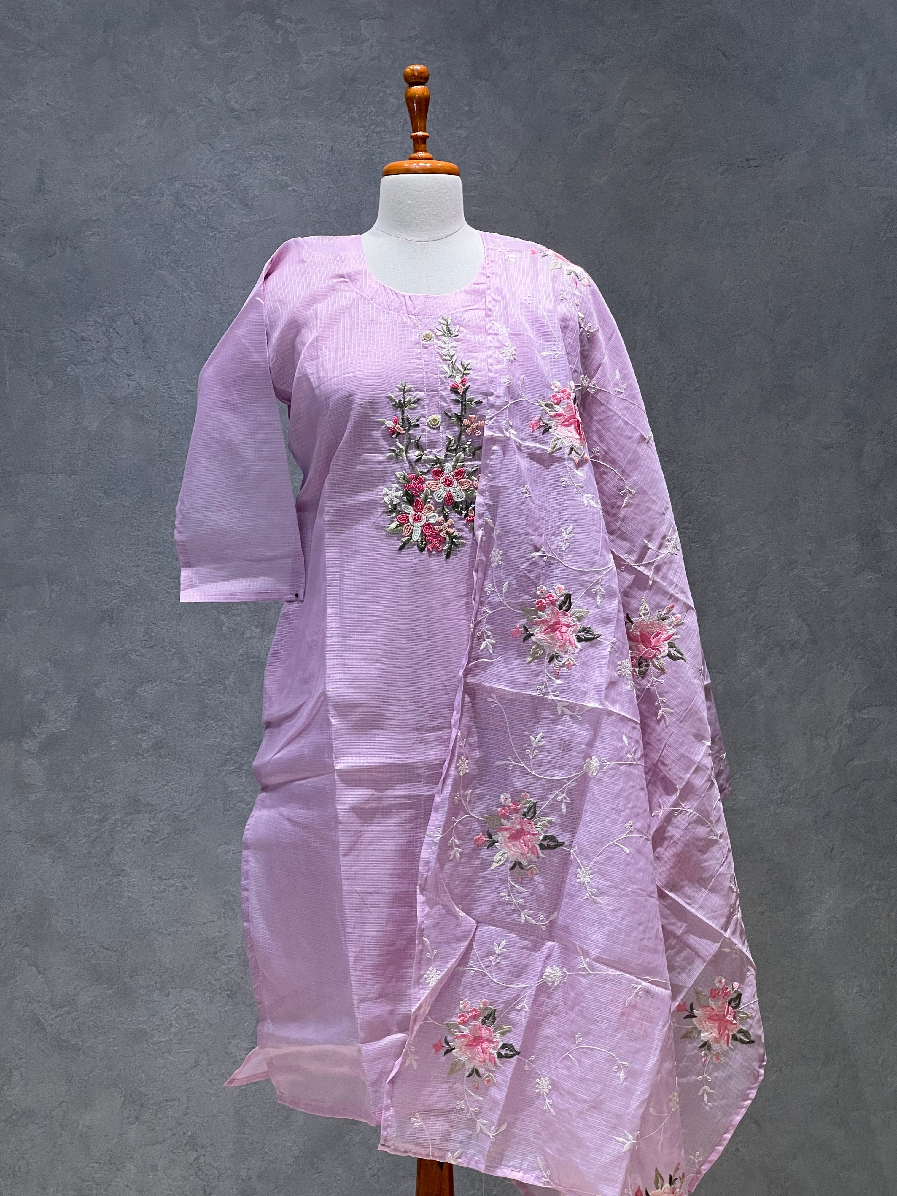 KOTA SALWAR SET - PASTEL LAVENDER - 1.4