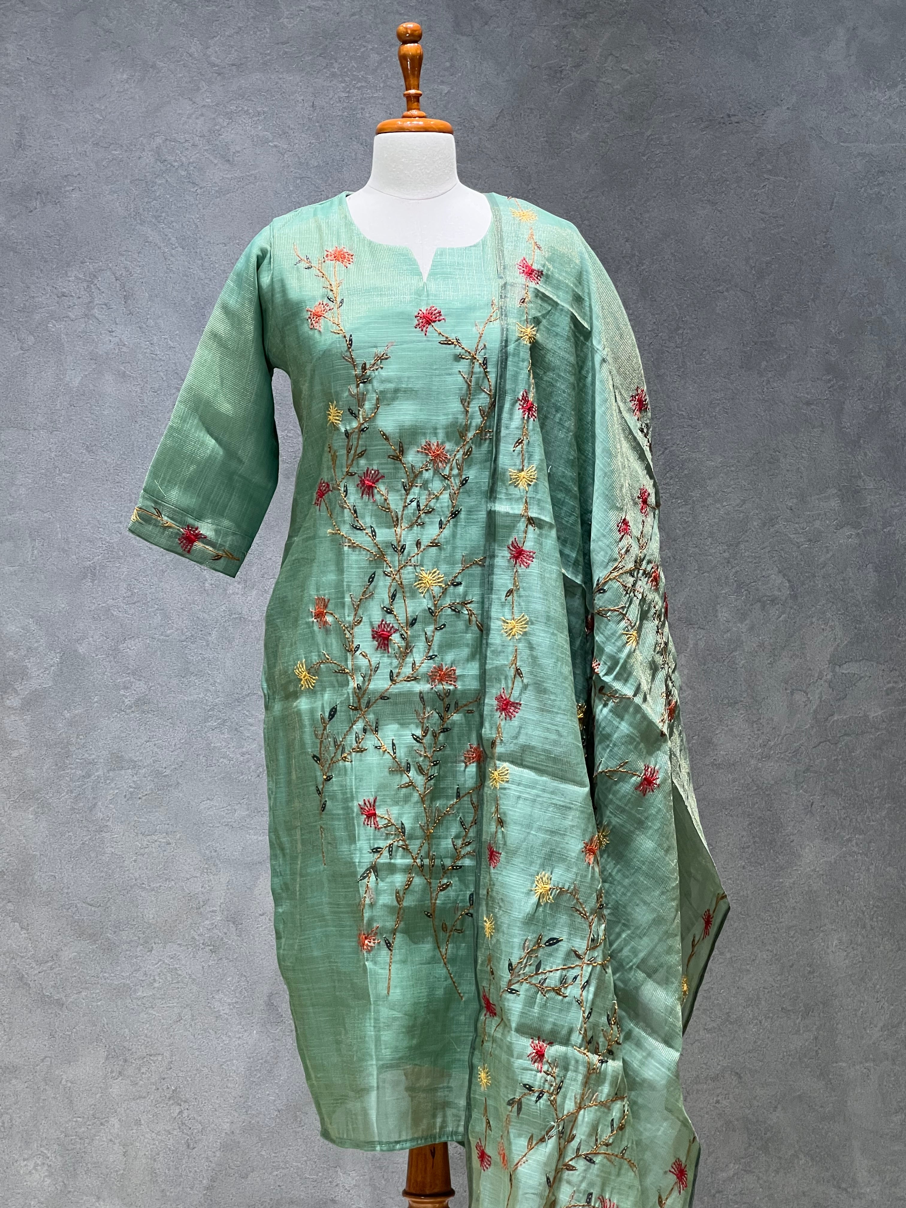 LINEN SALWAR - TEAL