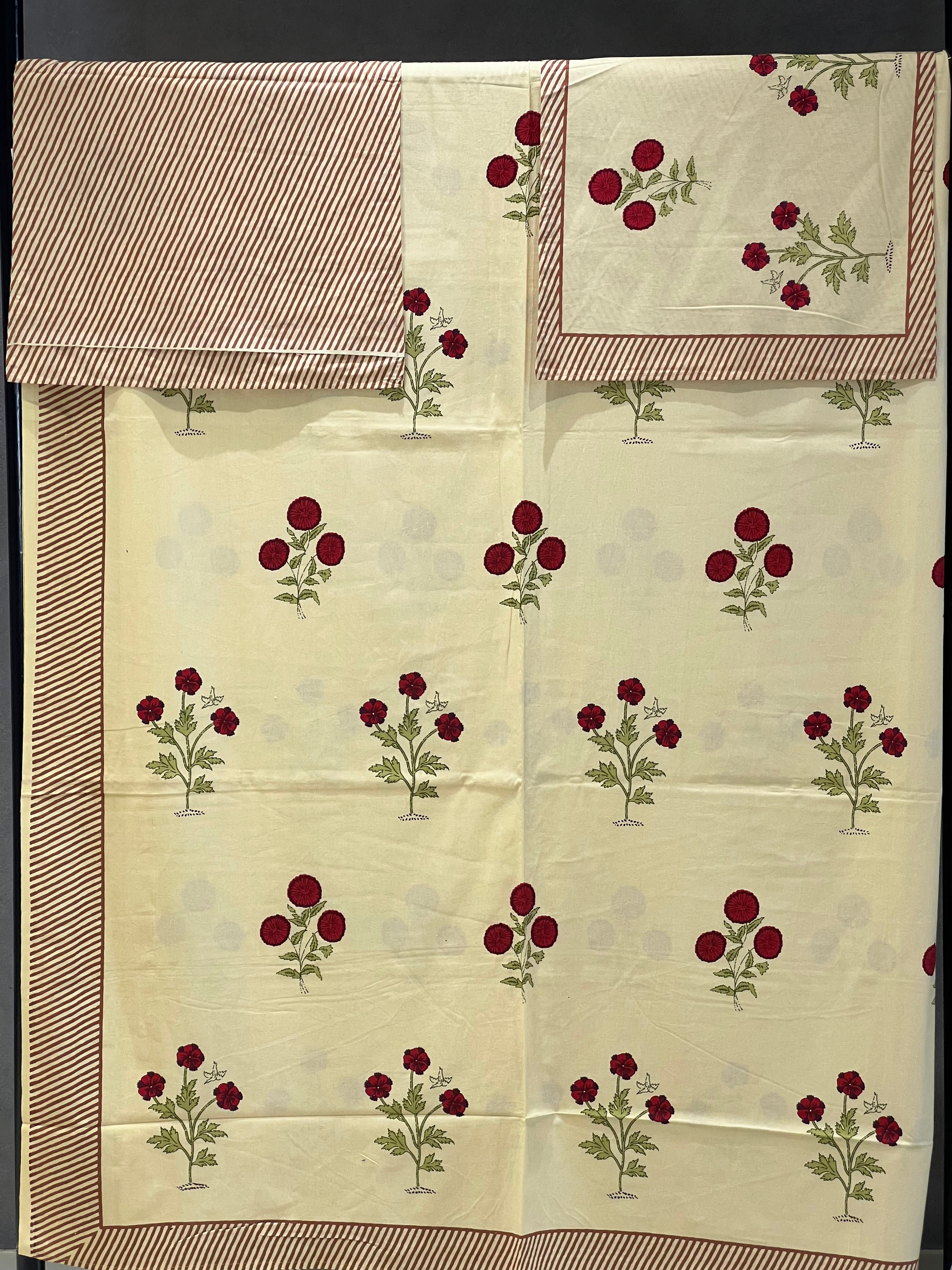 JAIPUR HAND BLOCK PRINTED BEDSPREADS-0.32