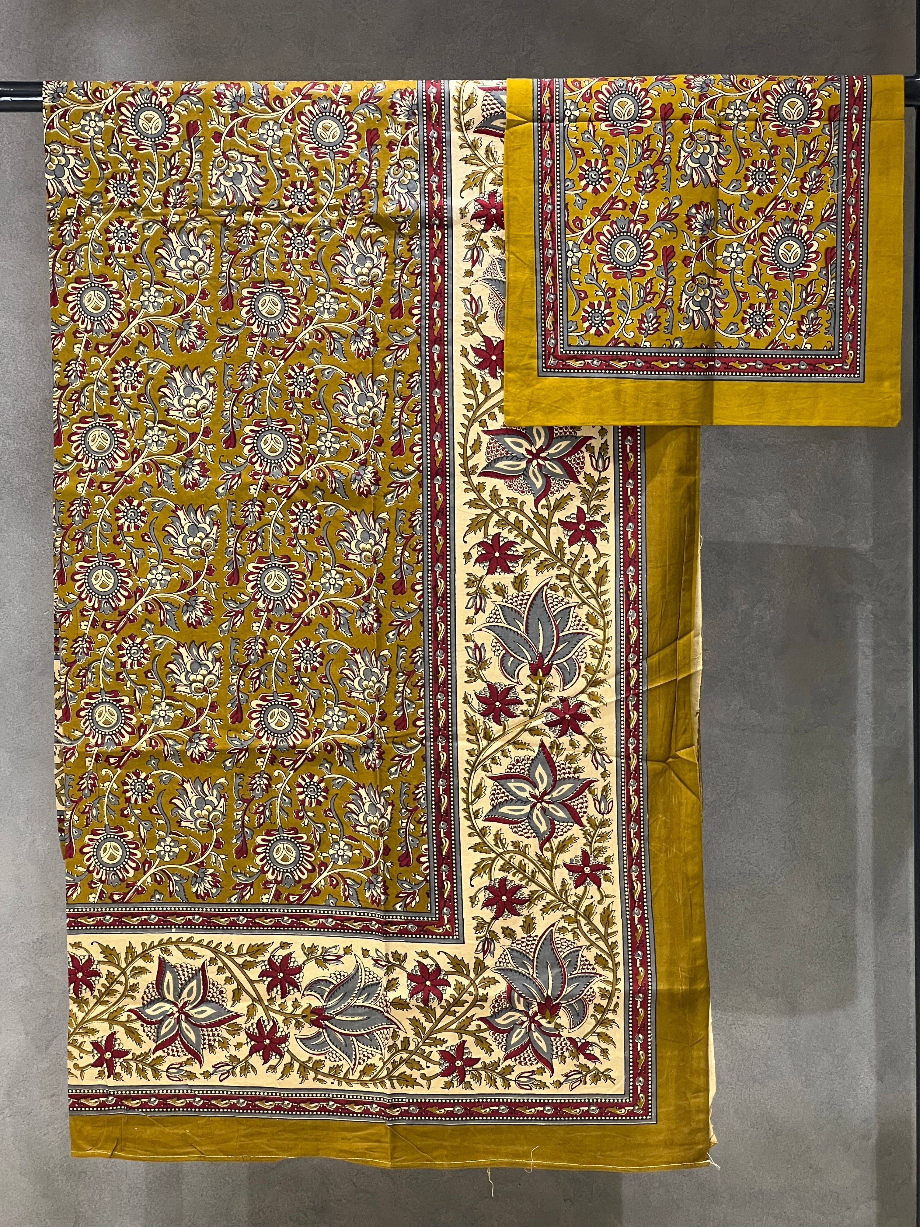 JAIPUR KALAMKARI PRINTED BEDSPREADS-1.3