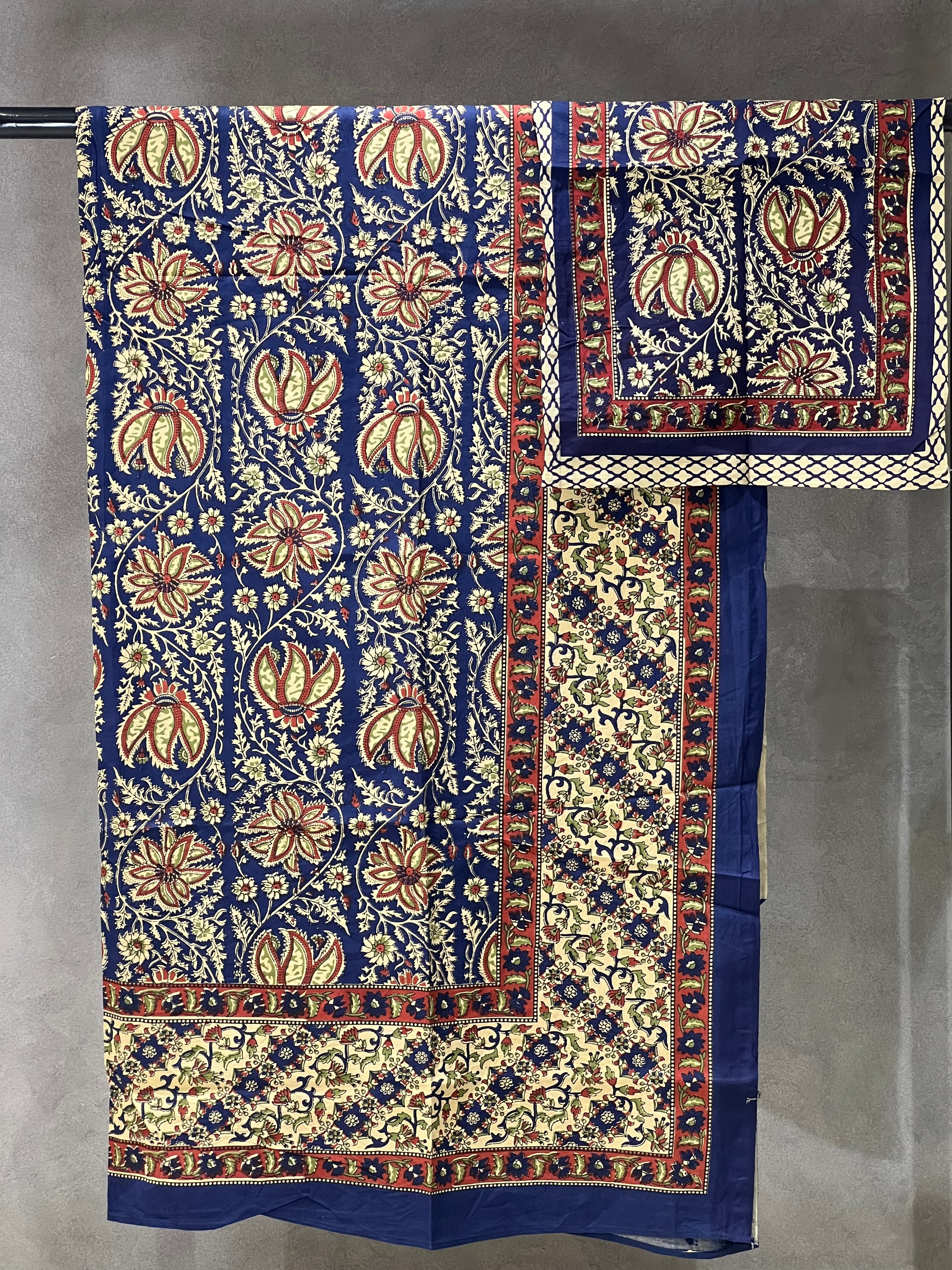 JAIPUR KALAMKARI PRINTED BEDSPREADS-1.1