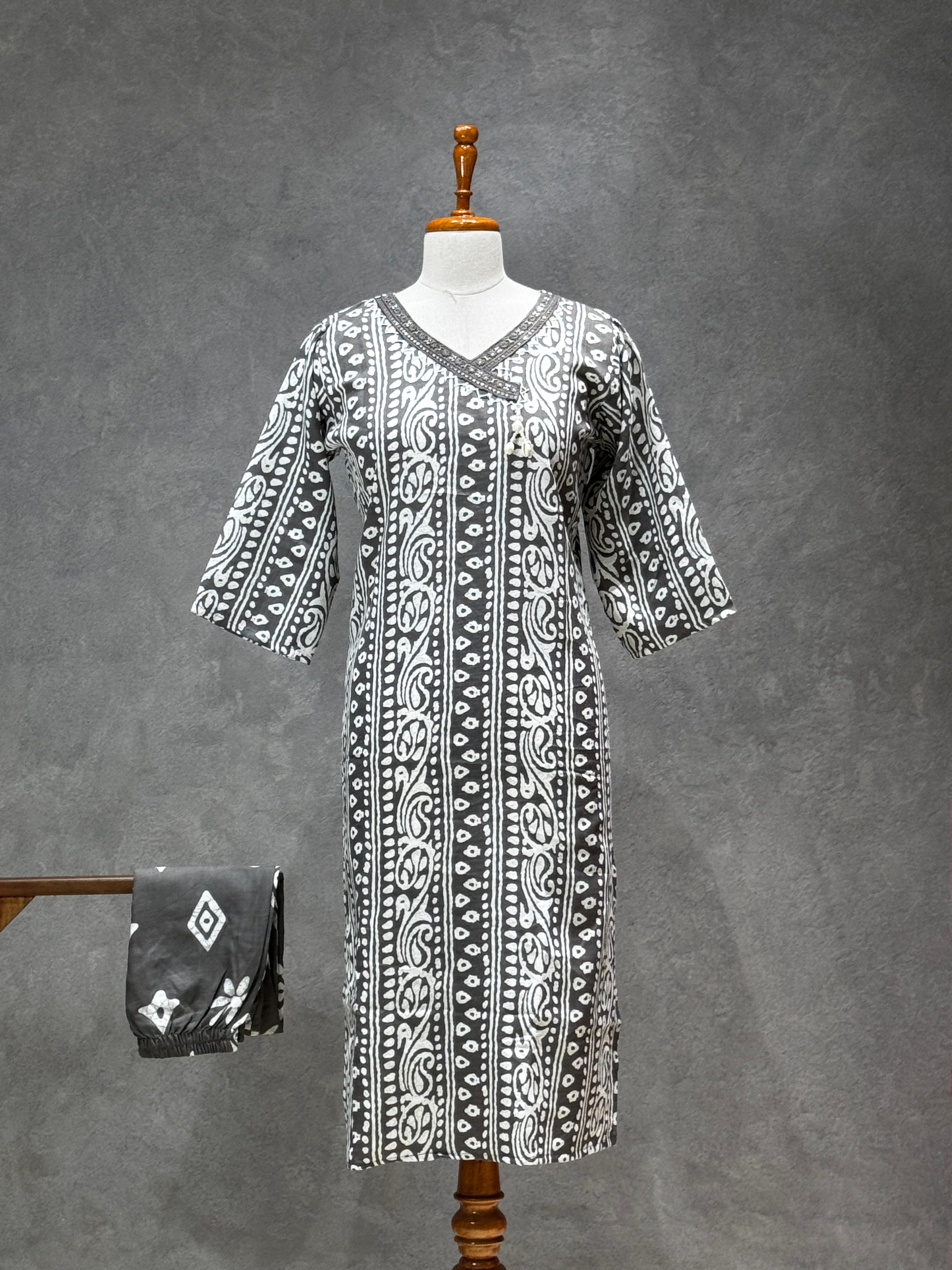 SALWAR SETS (CHARCOAL GREY)