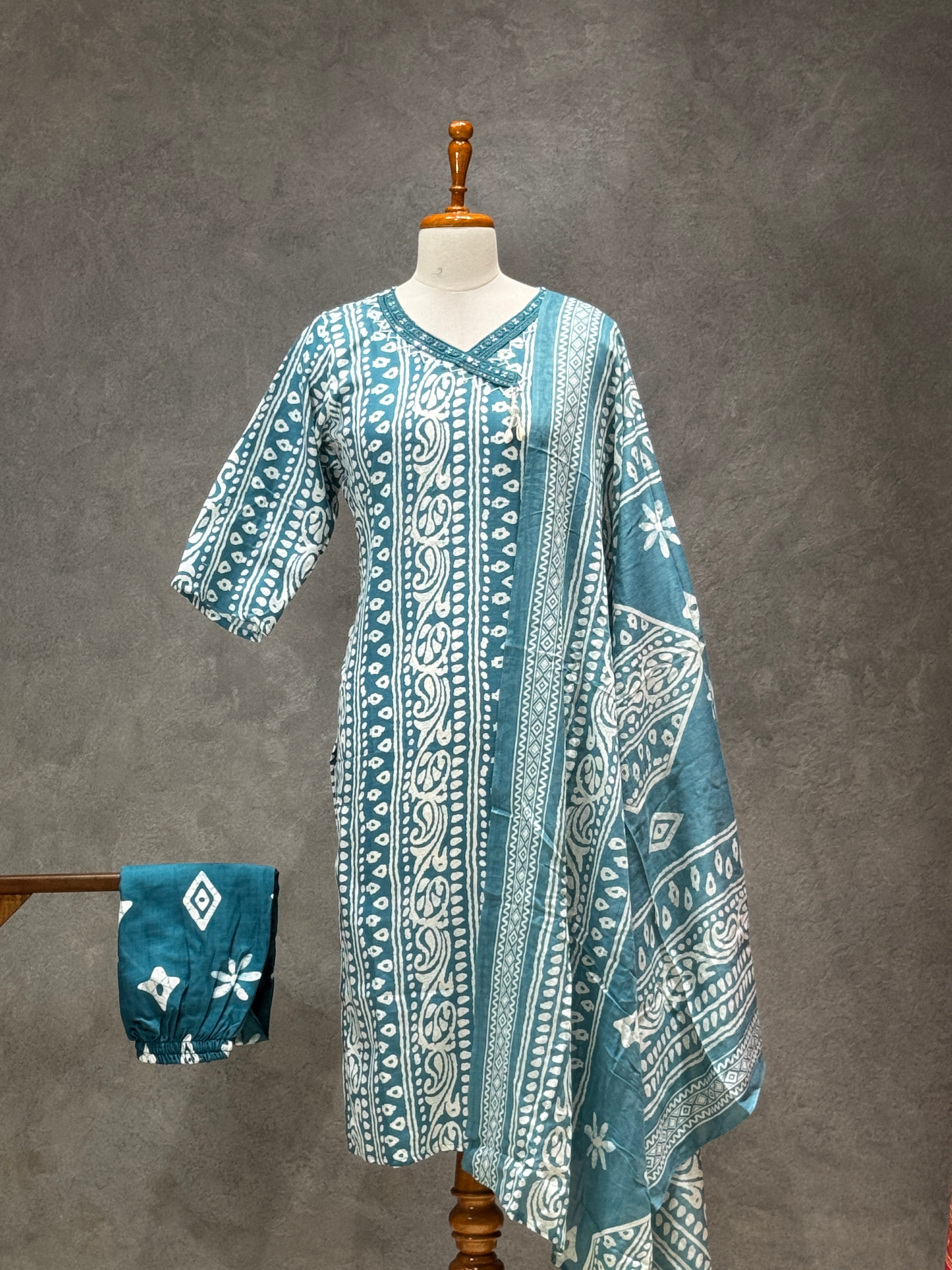 SALWAR SETS (MIST BLUE)