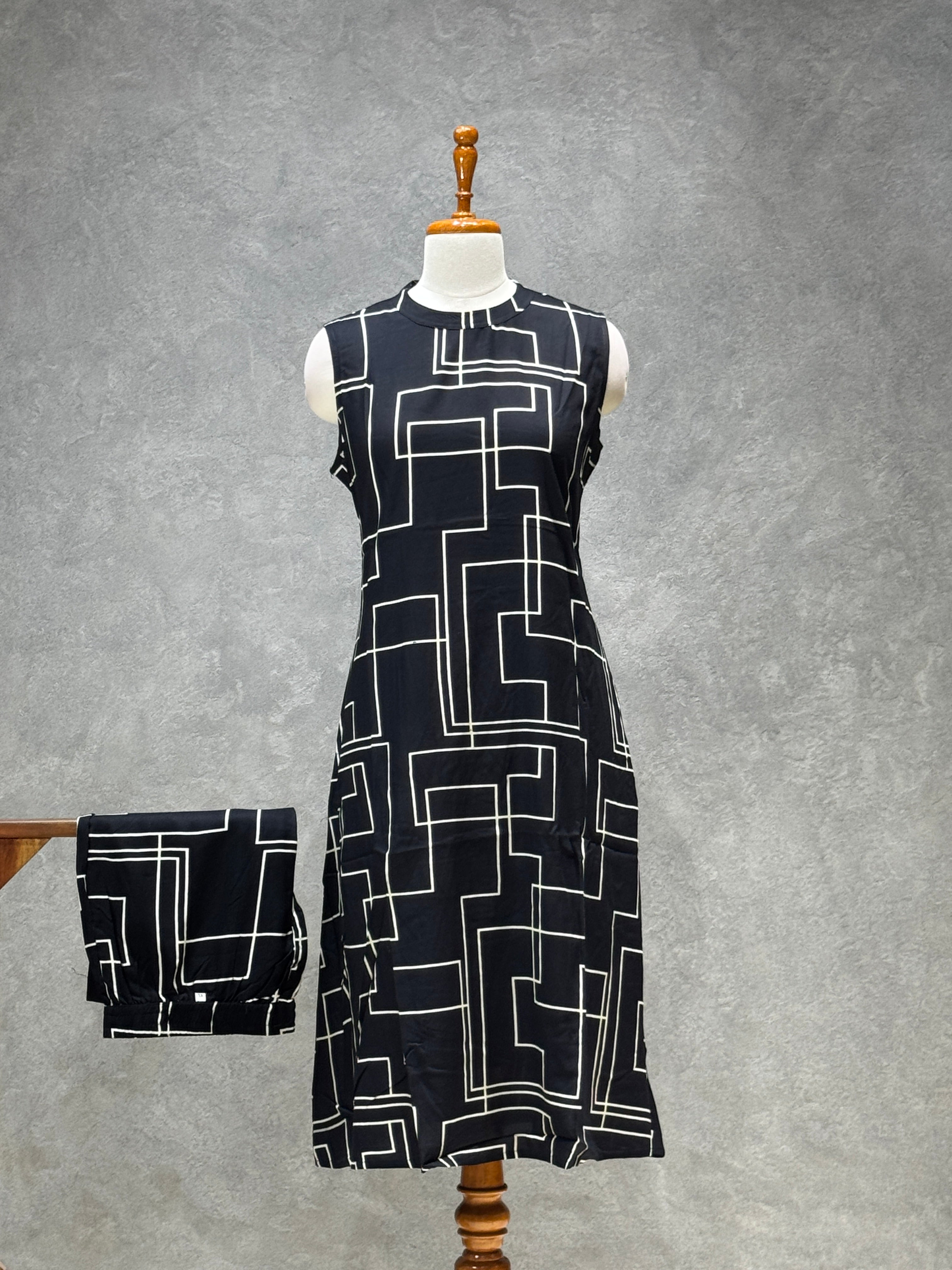 CASUAL WEAR CO-ORD SETS(BLACK)