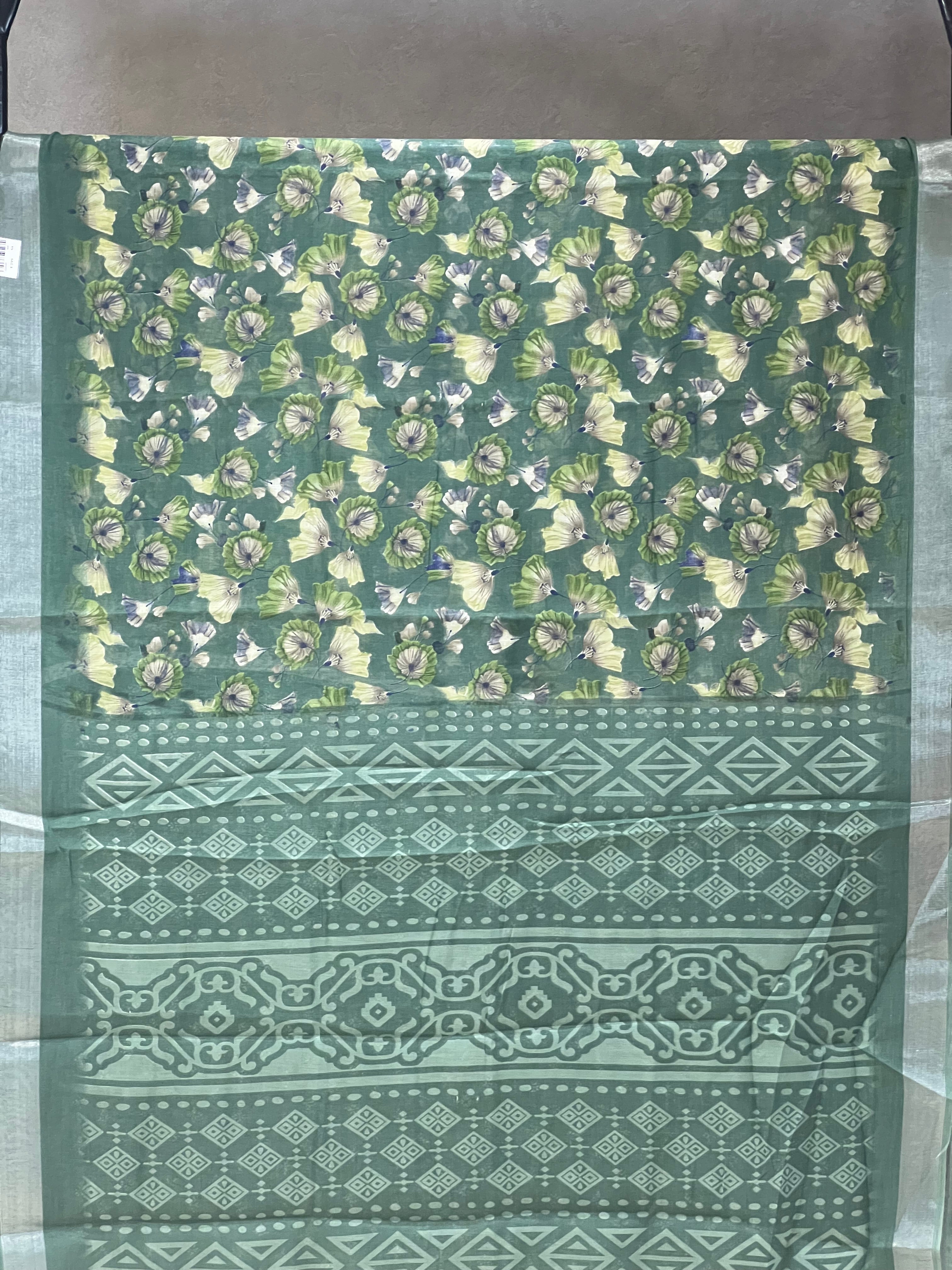 SEMI LINEN SAREE - 6226