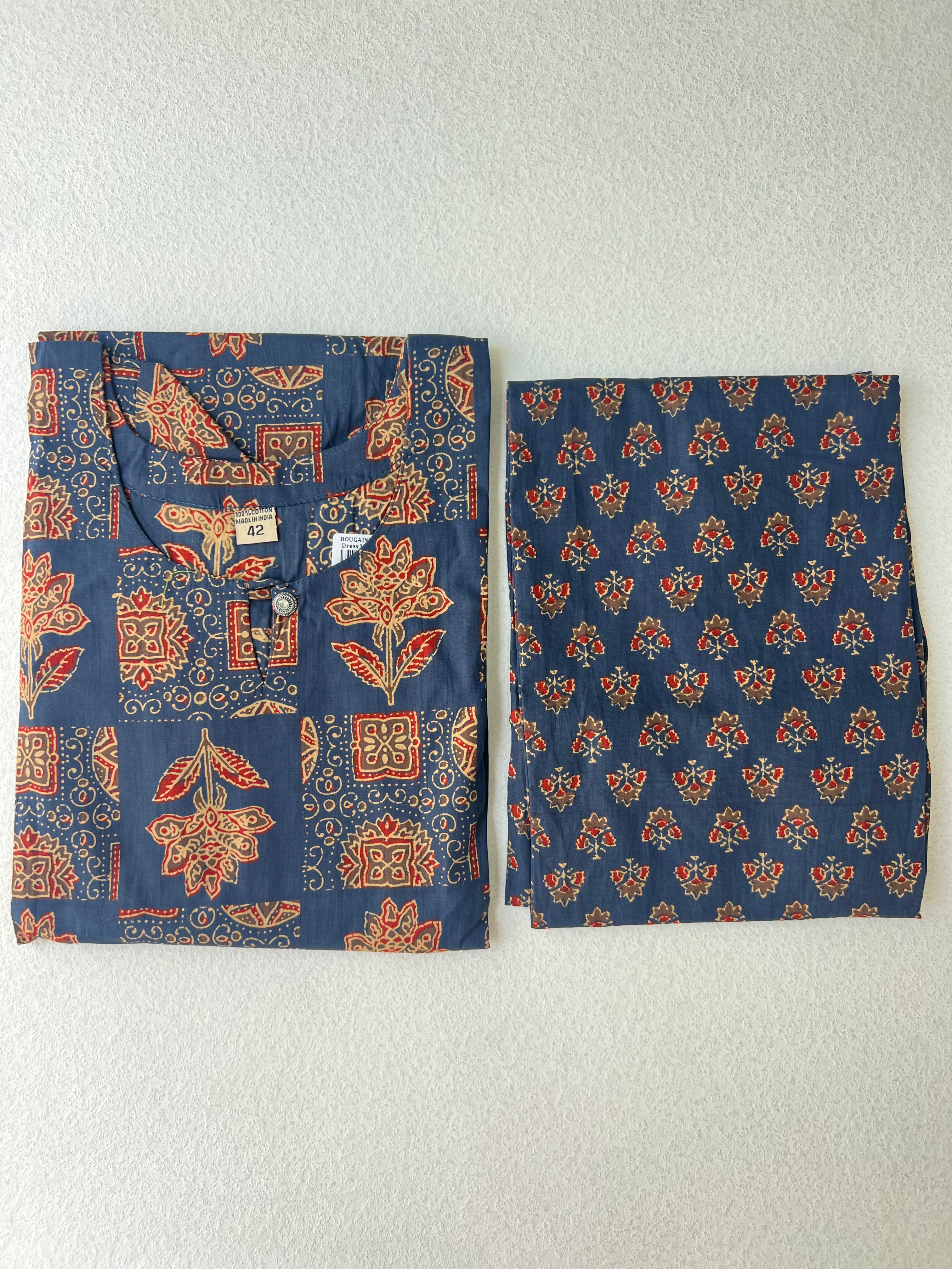 COTTON KURTHA SET 1.7