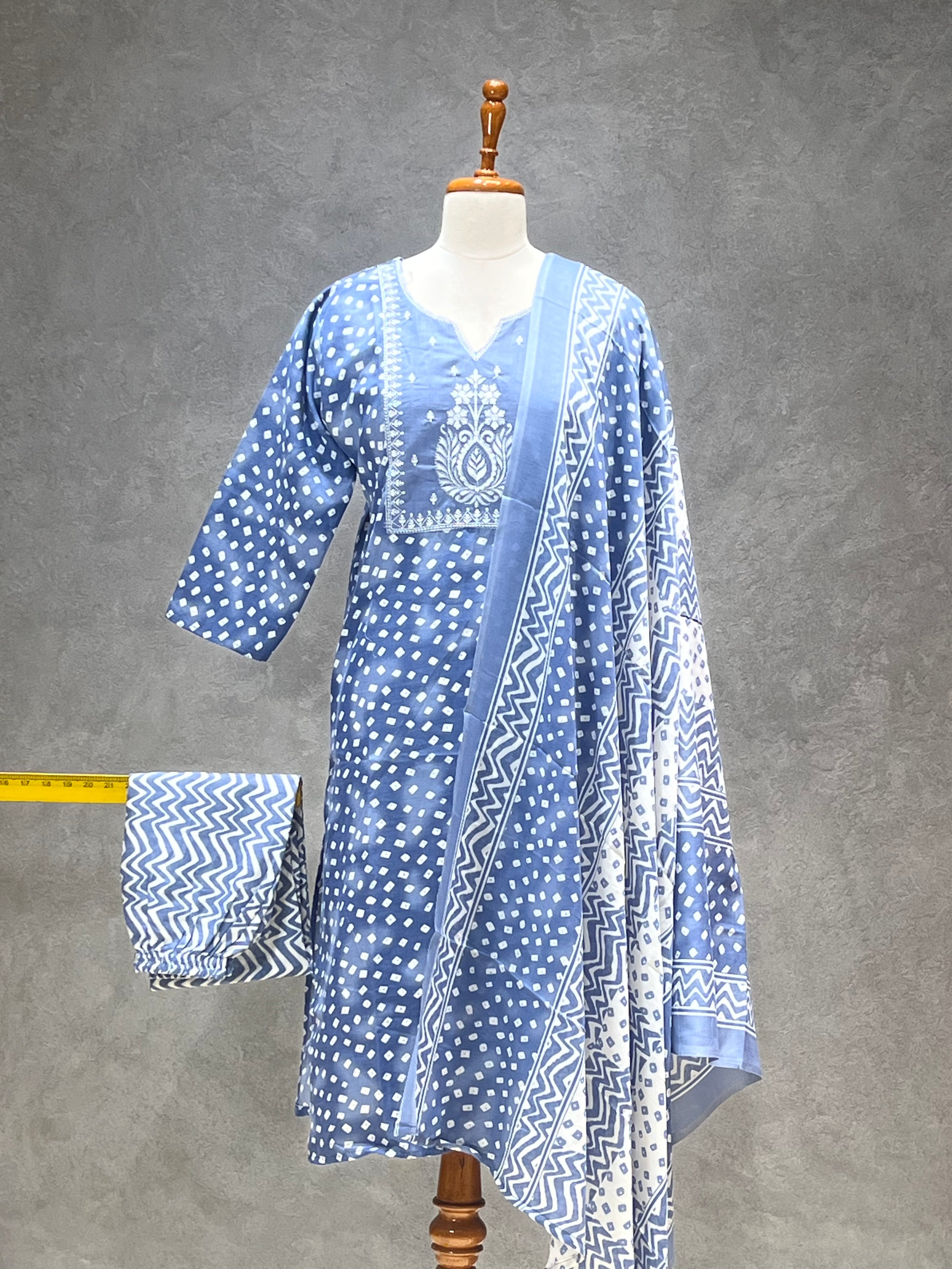 SALWAR SET BLUE
