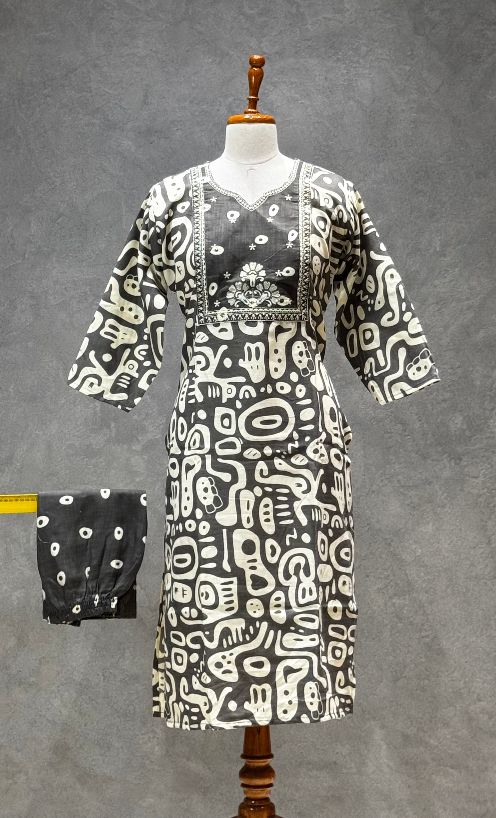SALWAR SET GREY