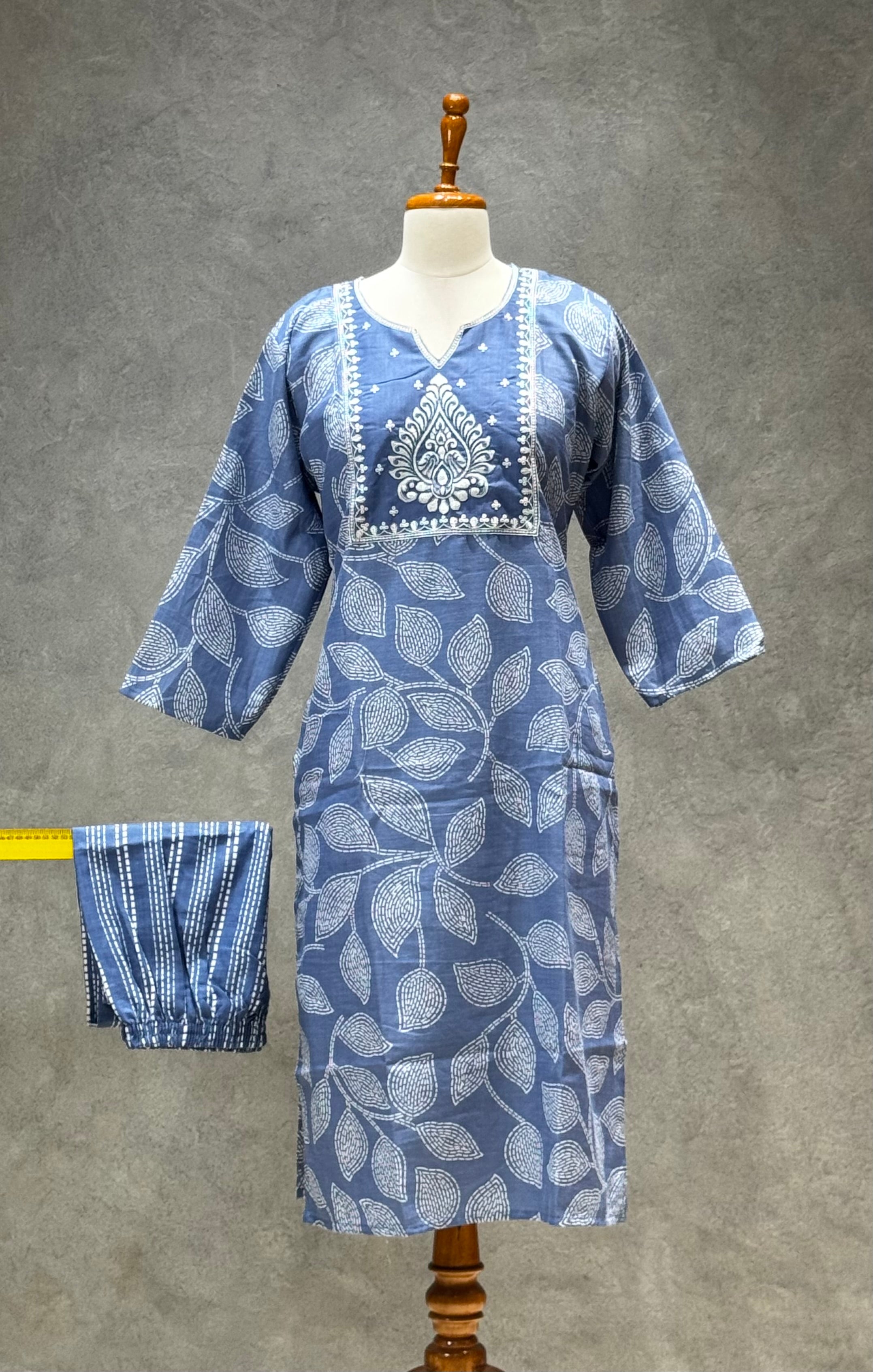 salwar set-blue
