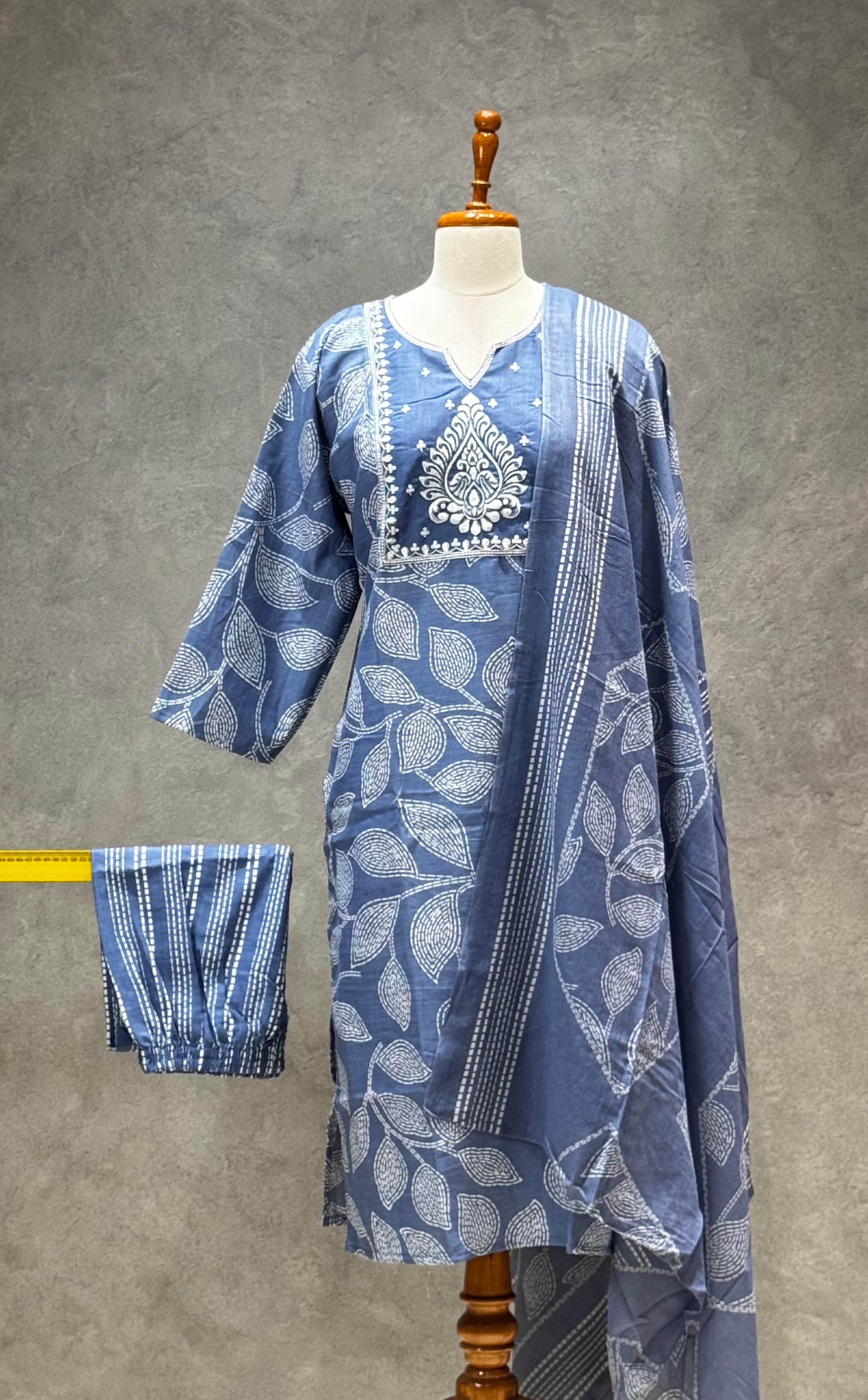 salwar set-blue