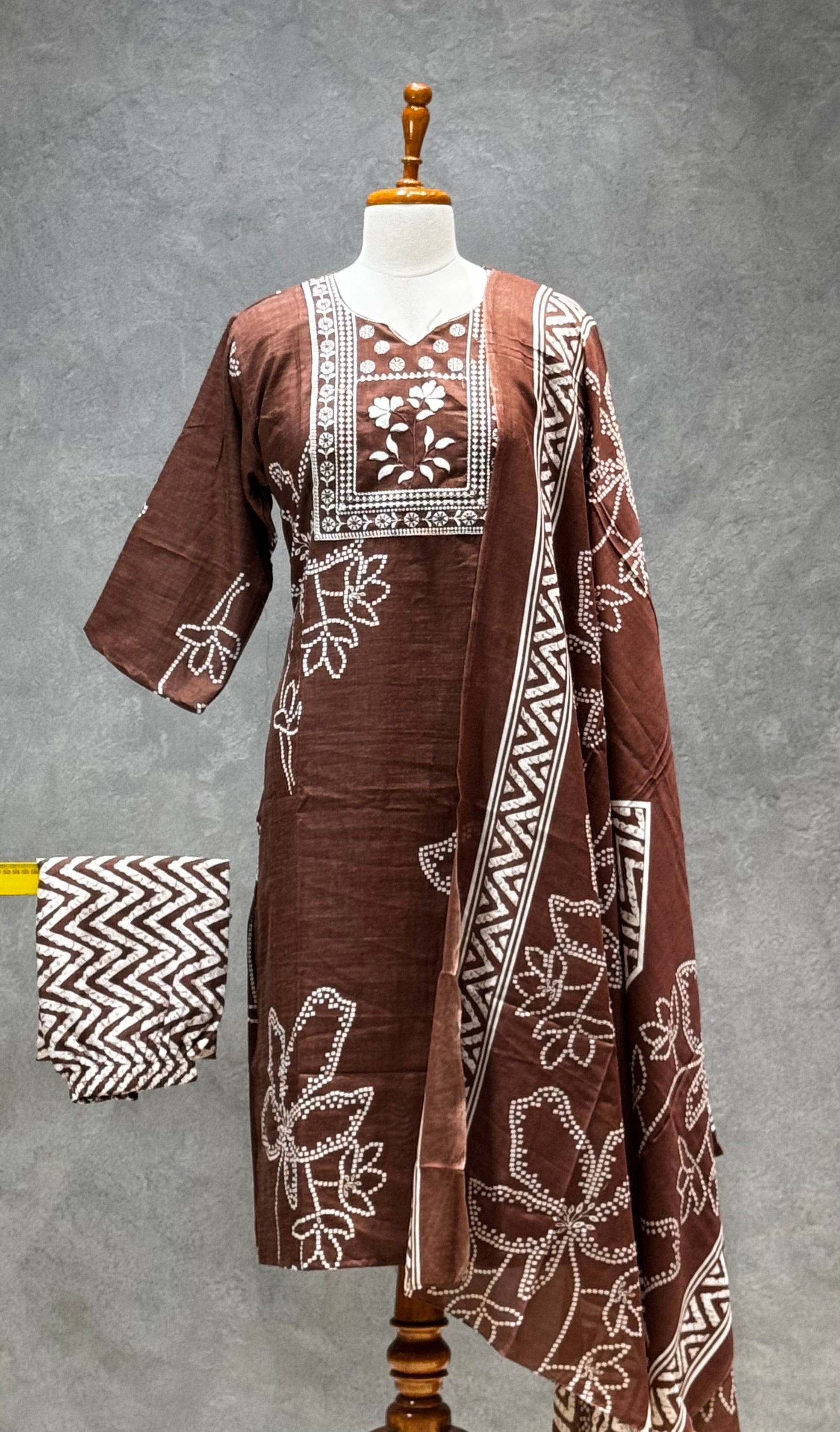 SALWAR SET BROWN