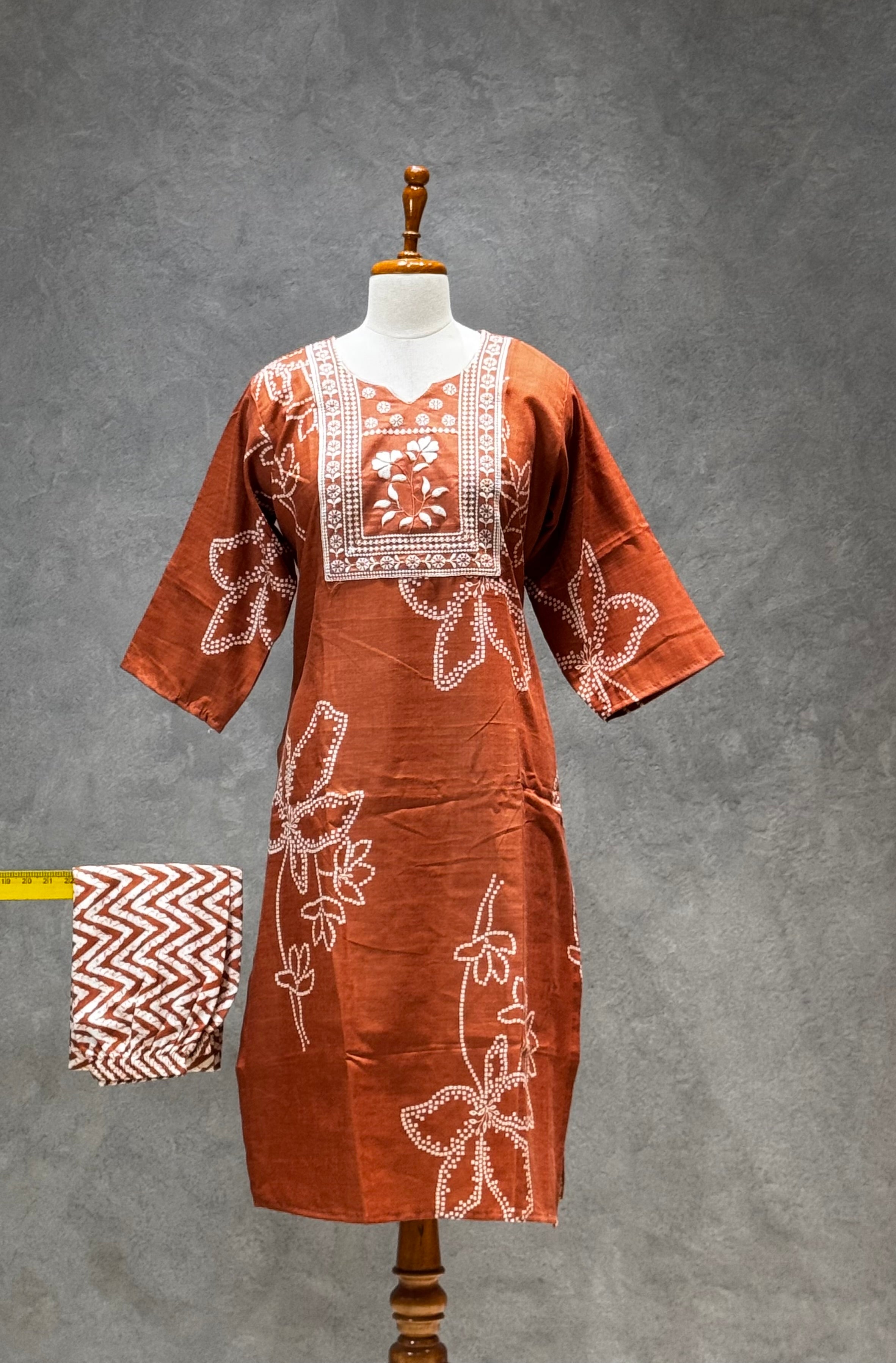 SALWAR SET ORANGE