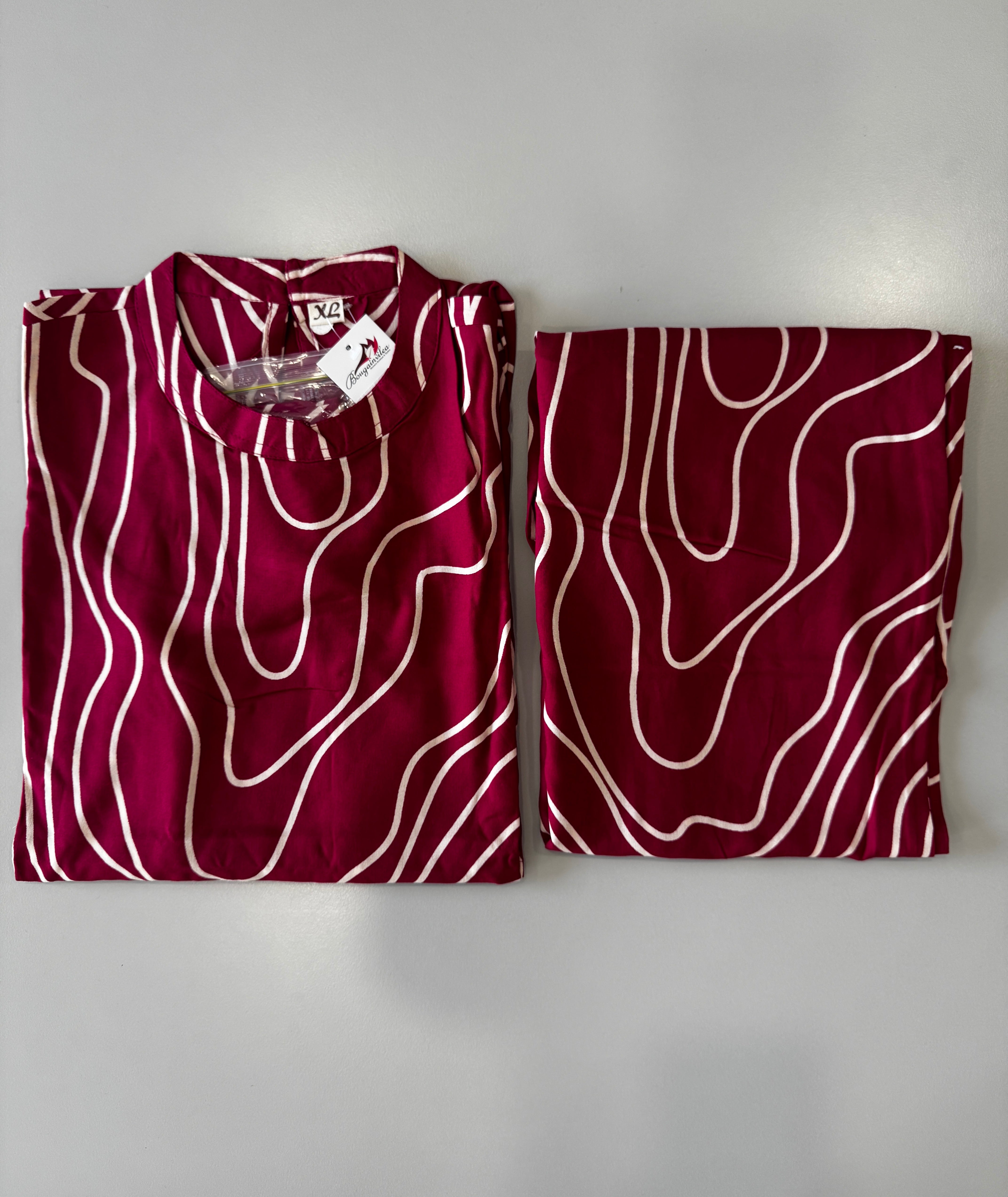 CASUAL WEAR CO-ORD SETS (DARK PINK)